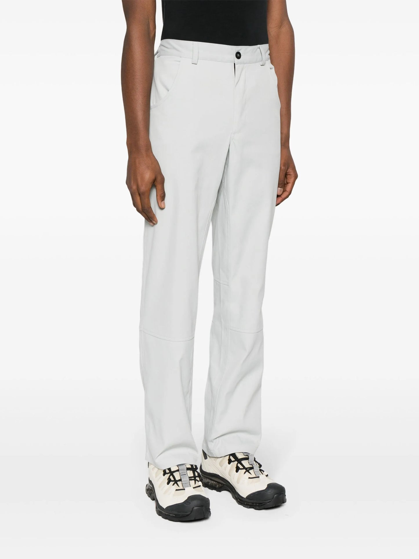 Tech straight-leg trousers