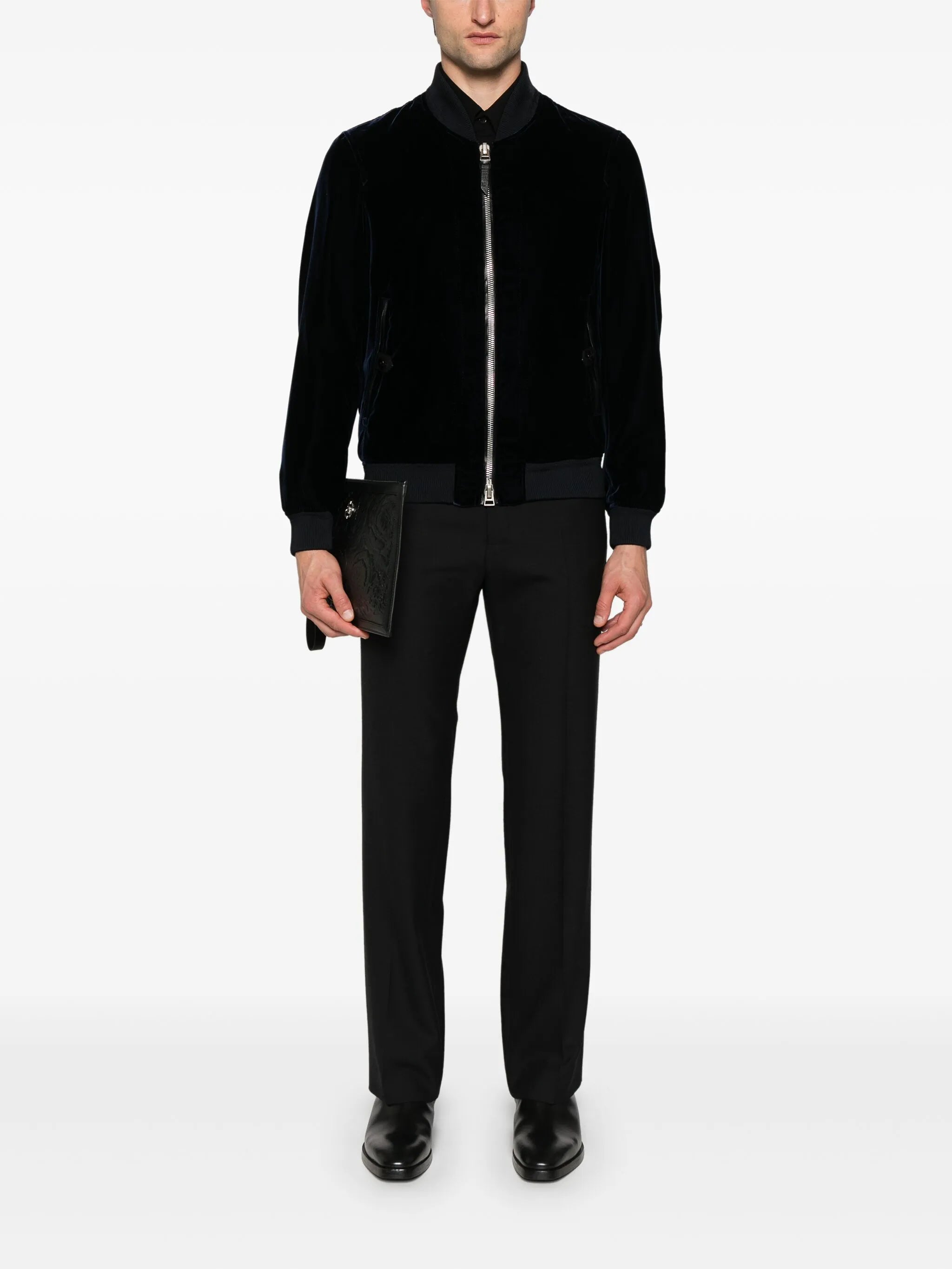 velvet bomber jacket