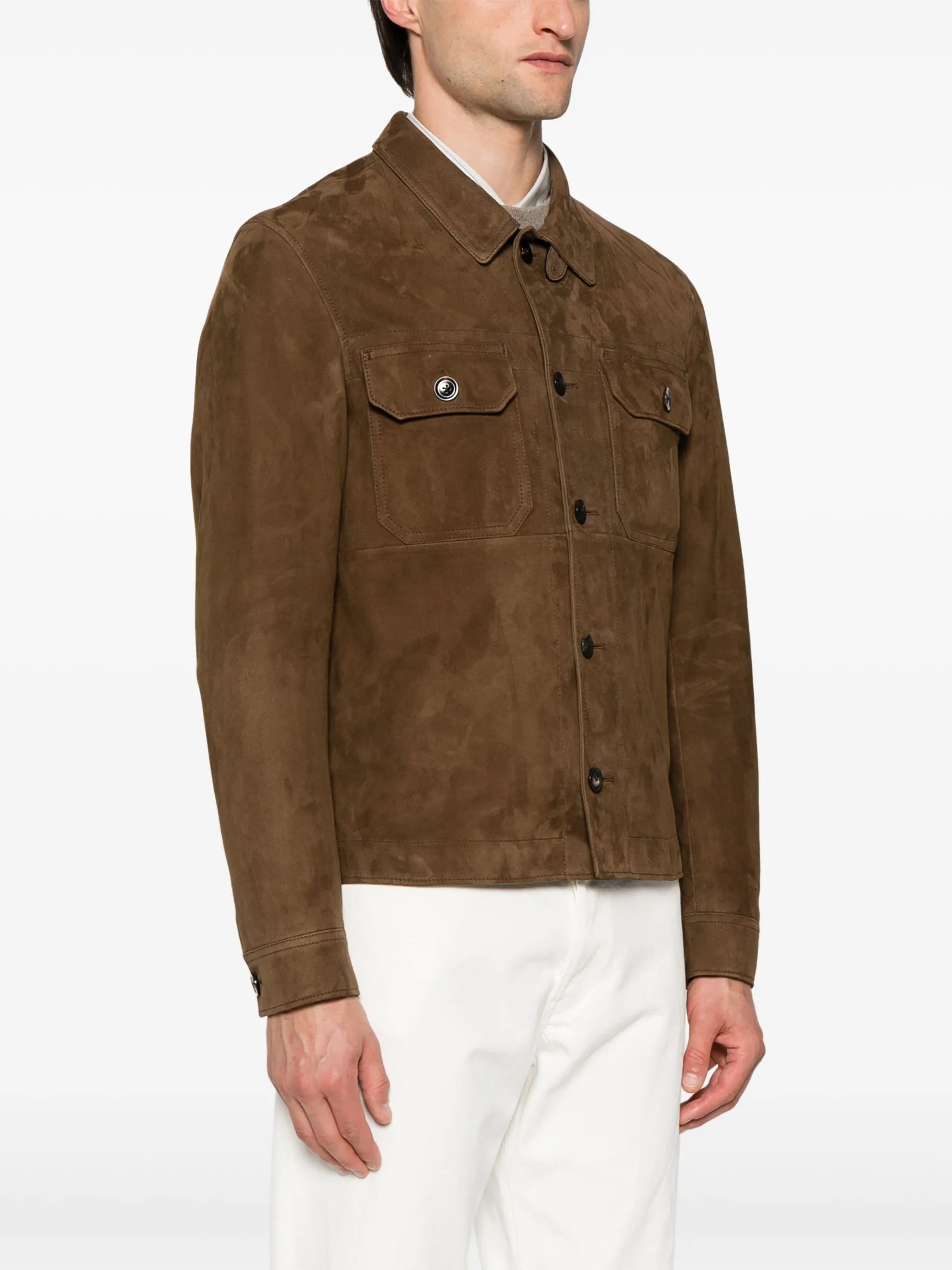 suede shirt jacket