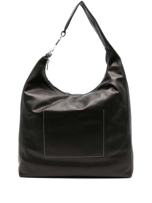 Cerberus leather shoulder bag