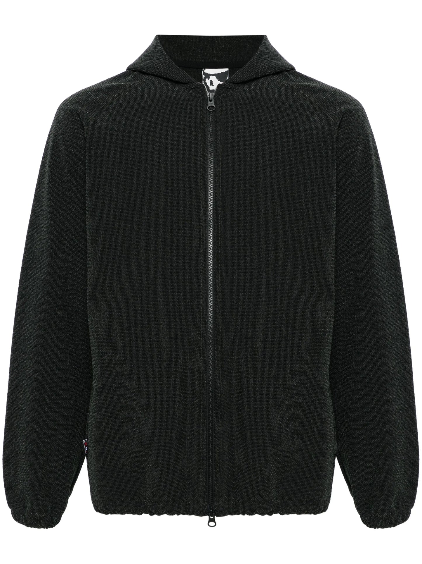 IBQ zip-up textured hoodie