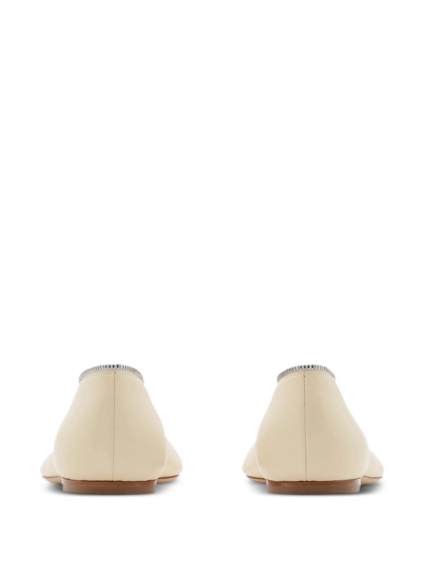 Sadler Zip leather ballerina shoes