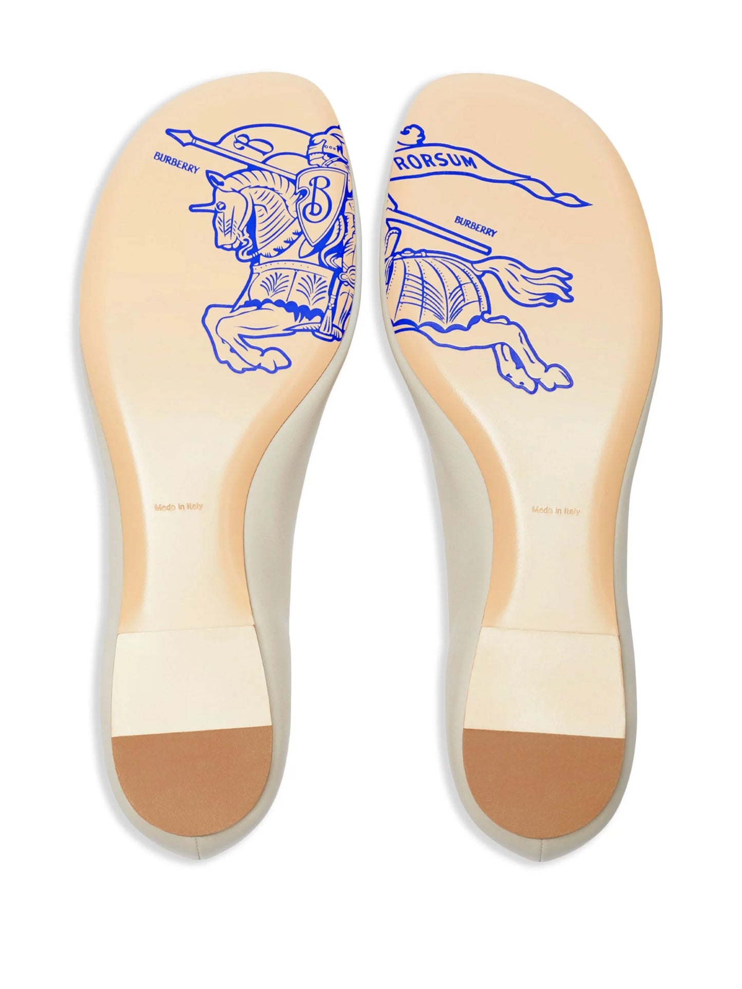 Sadler Zip leather ballerina shoes