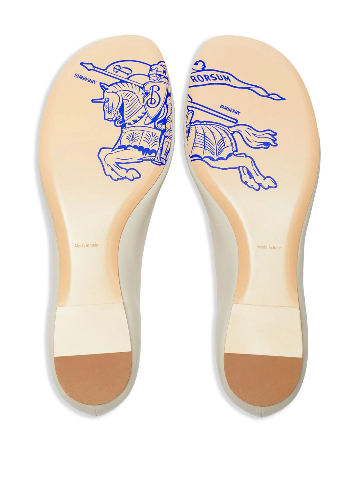 Sadler Zip leather ballerina shoes