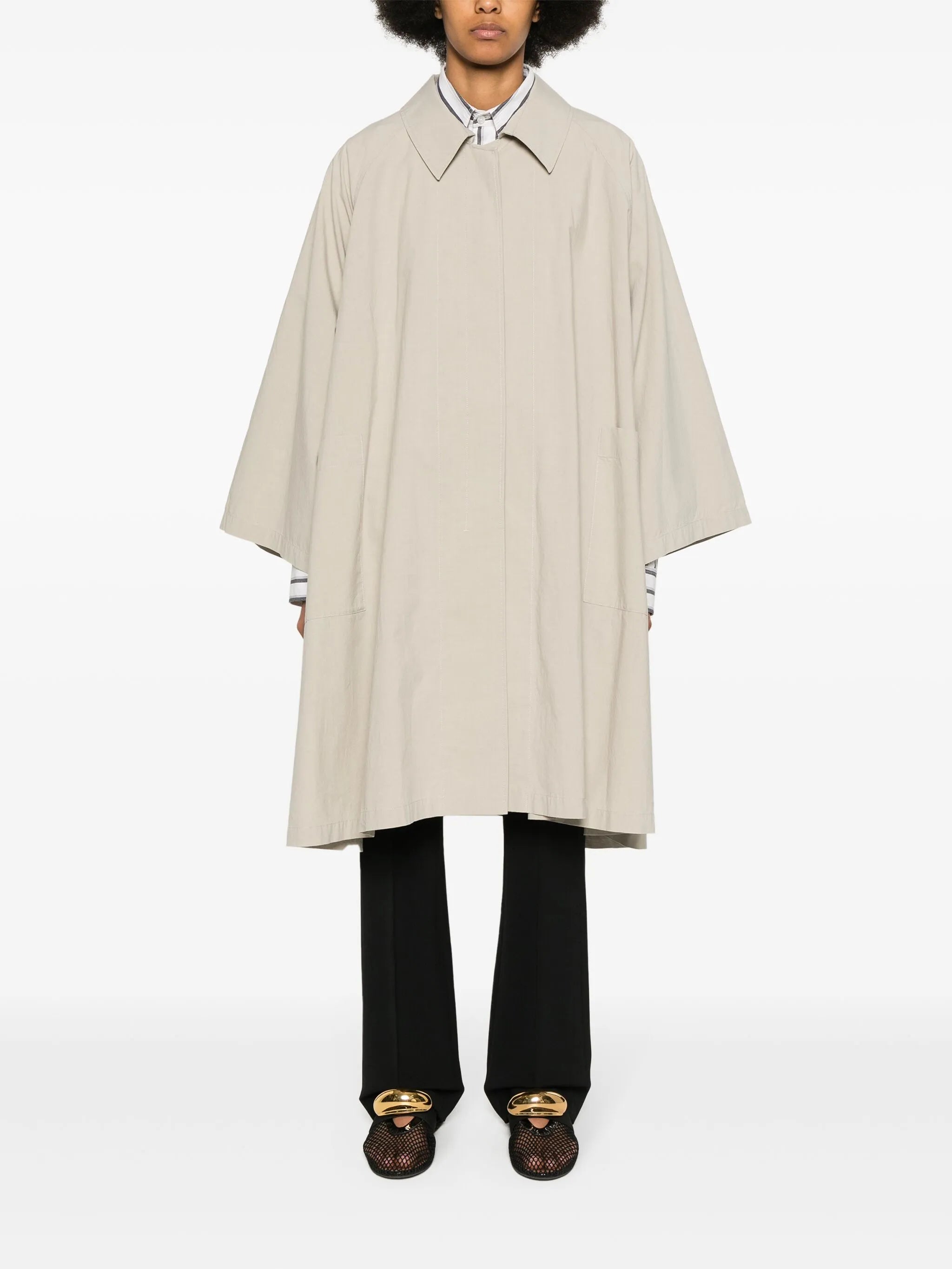 Leins flared coat