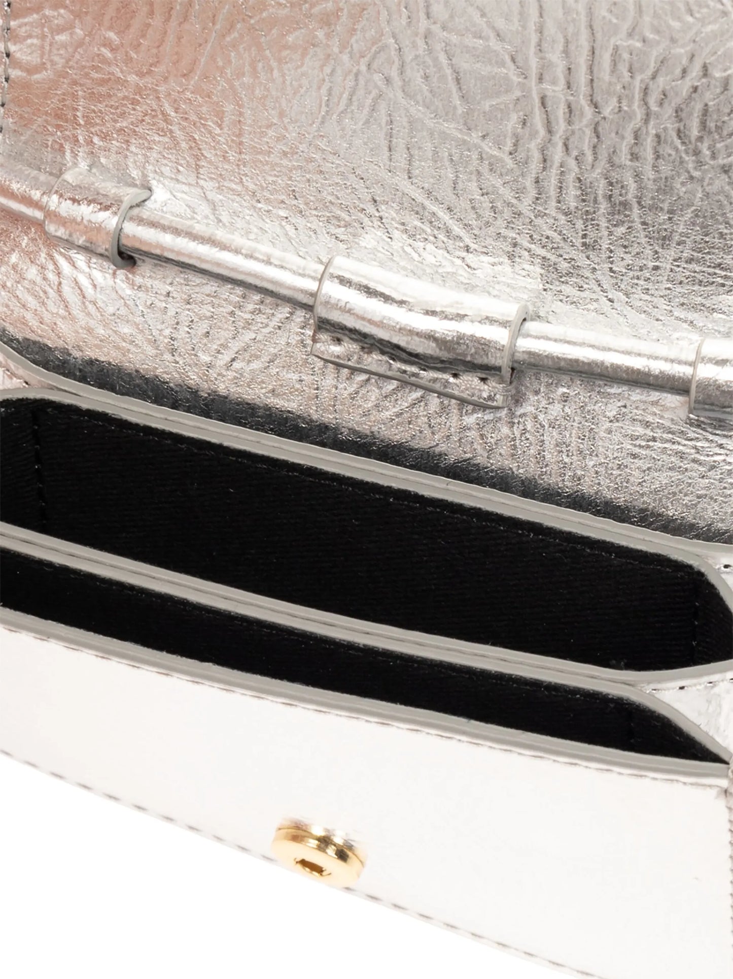 Bou metallic wallet on strap