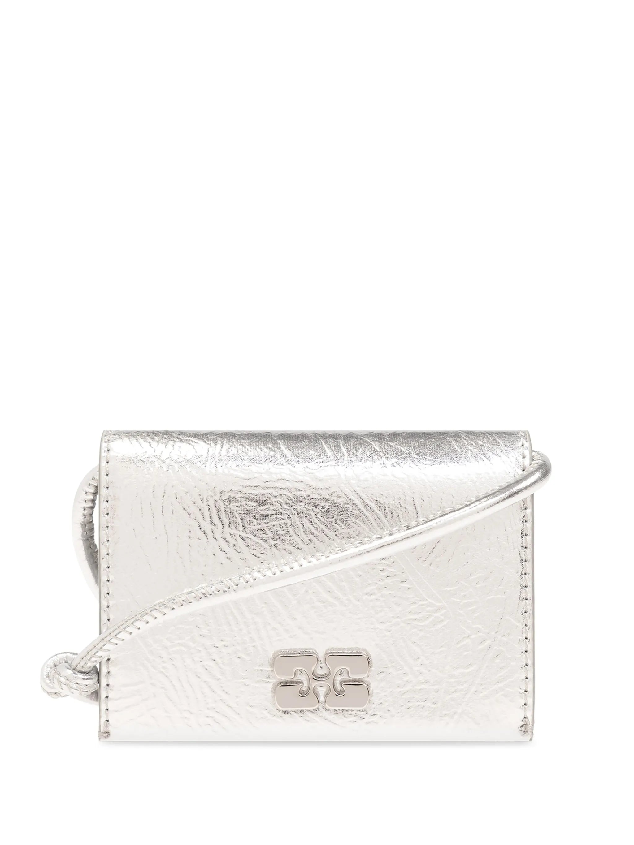 Bou metallic wallet on strap