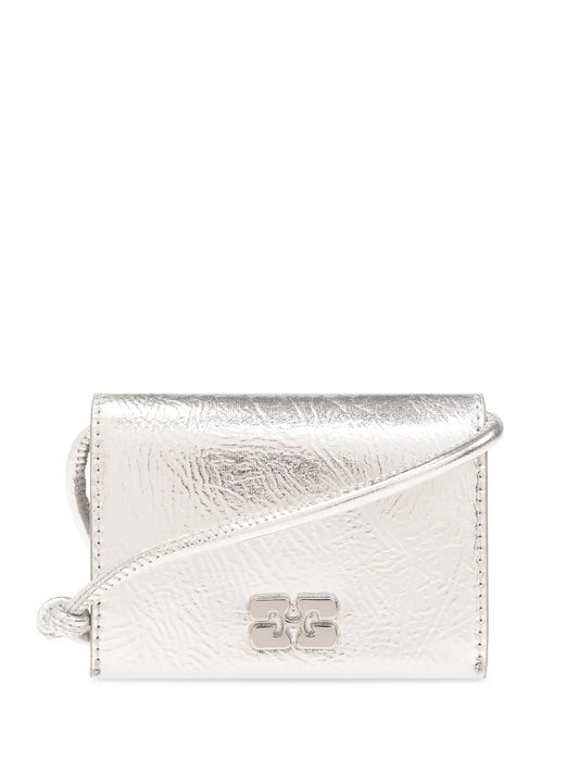 Bou metallic wallet on strap