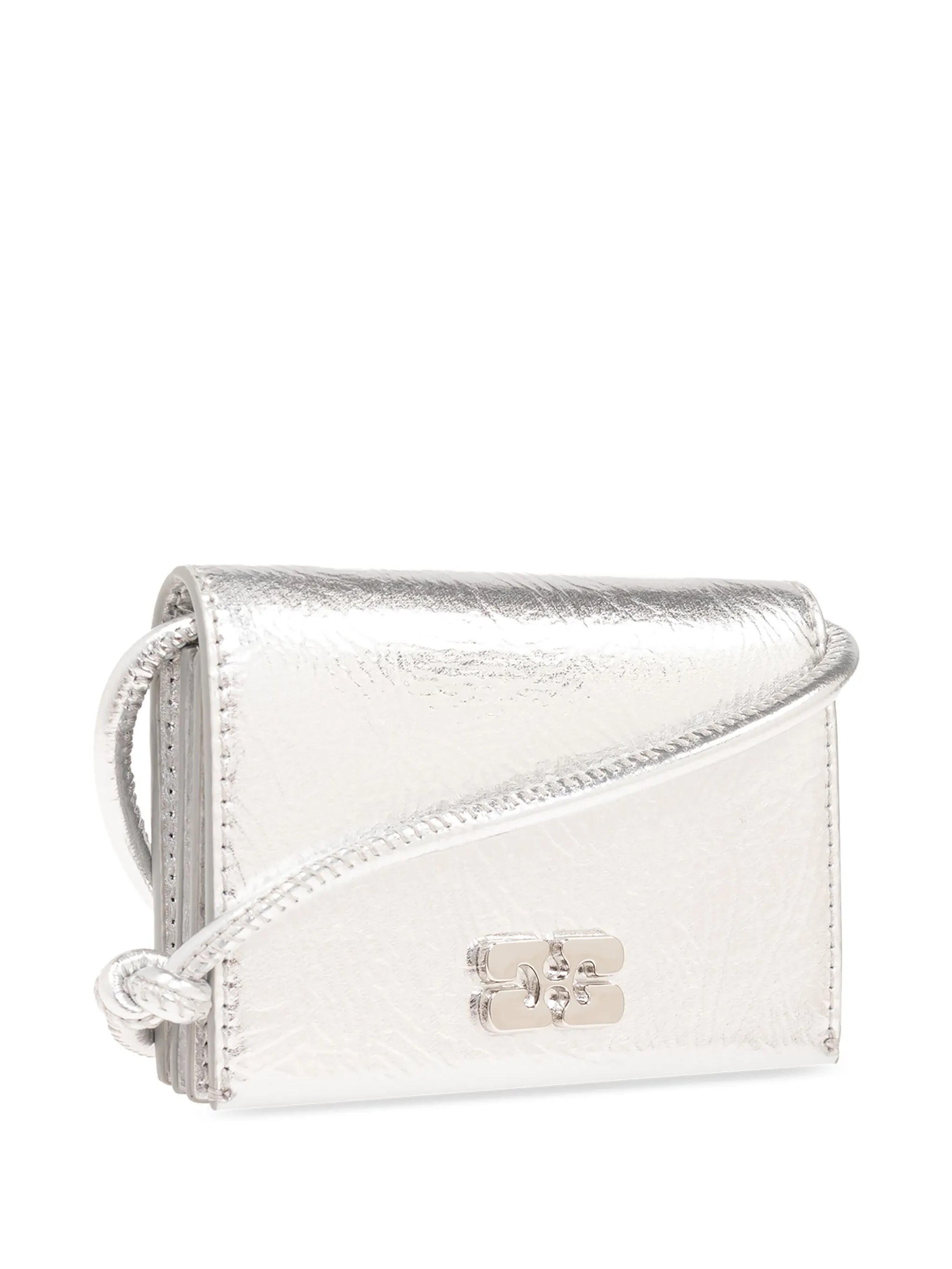 Bou metallic wallet on strap