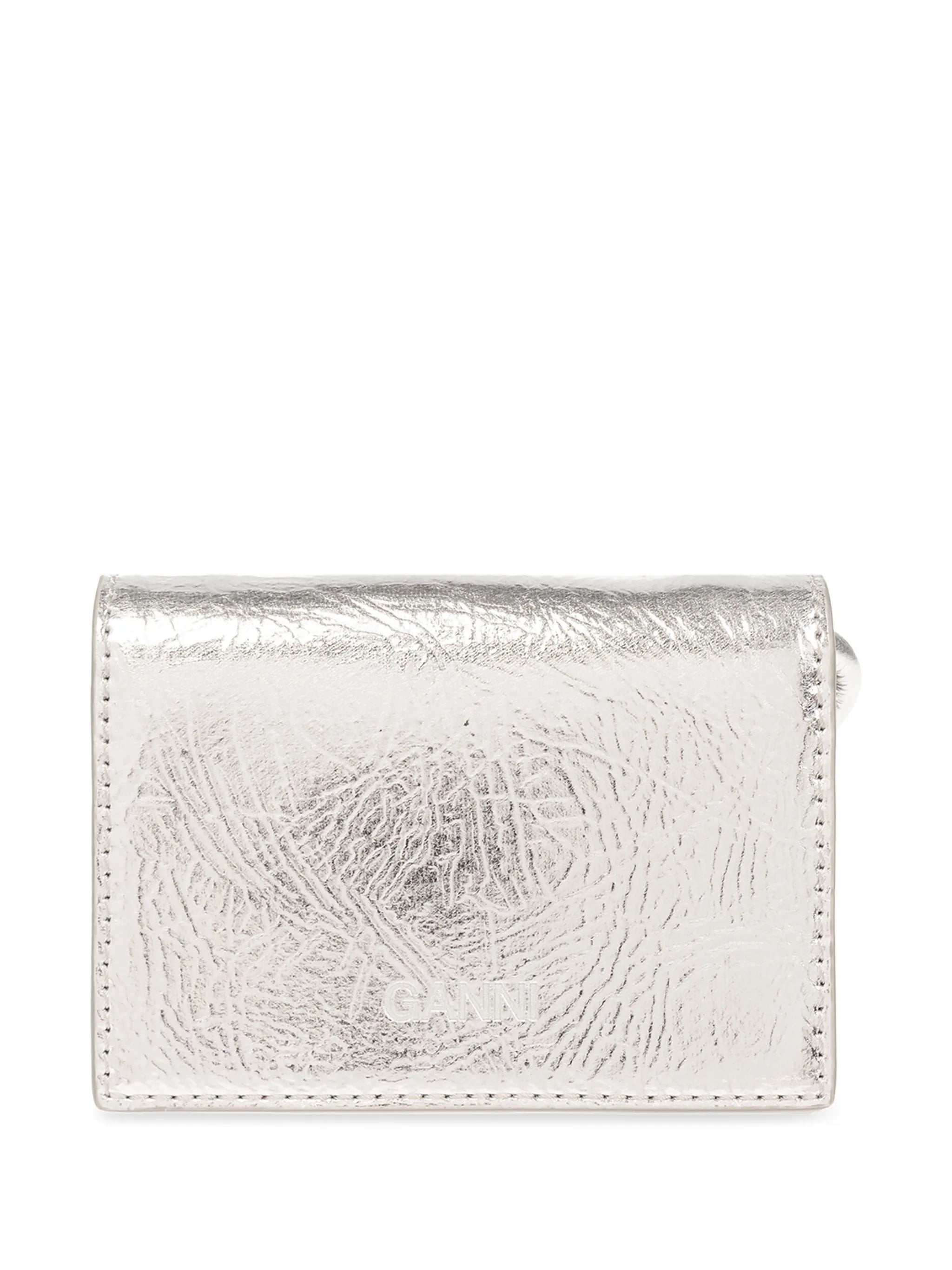 Bou metallic wallet on strap