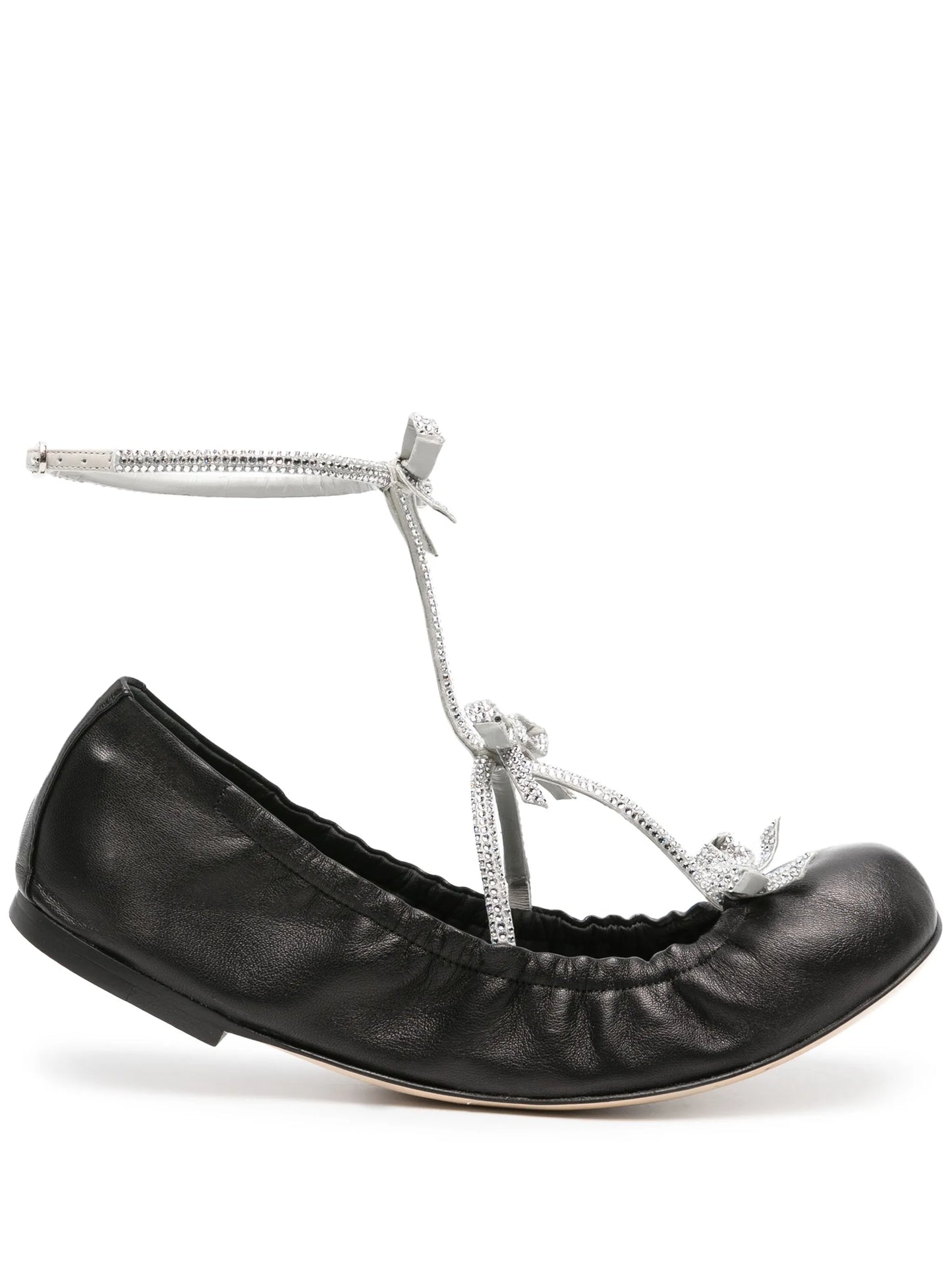 Caterina leather ballerina shoes