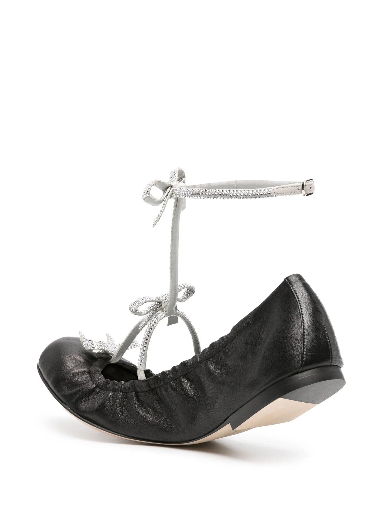 Caterina leather ballerina shoes