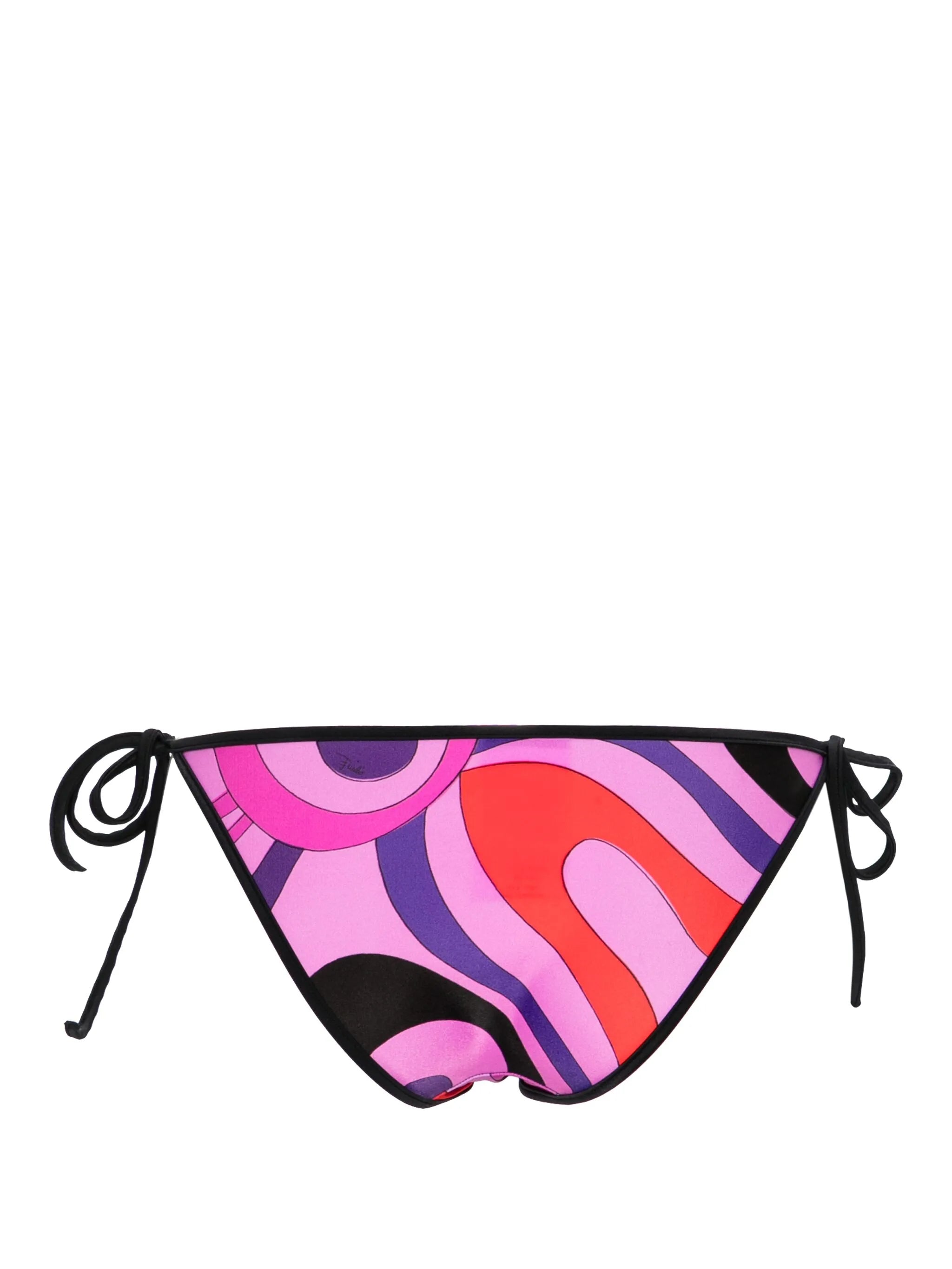 Marmo-print bikini bottoms