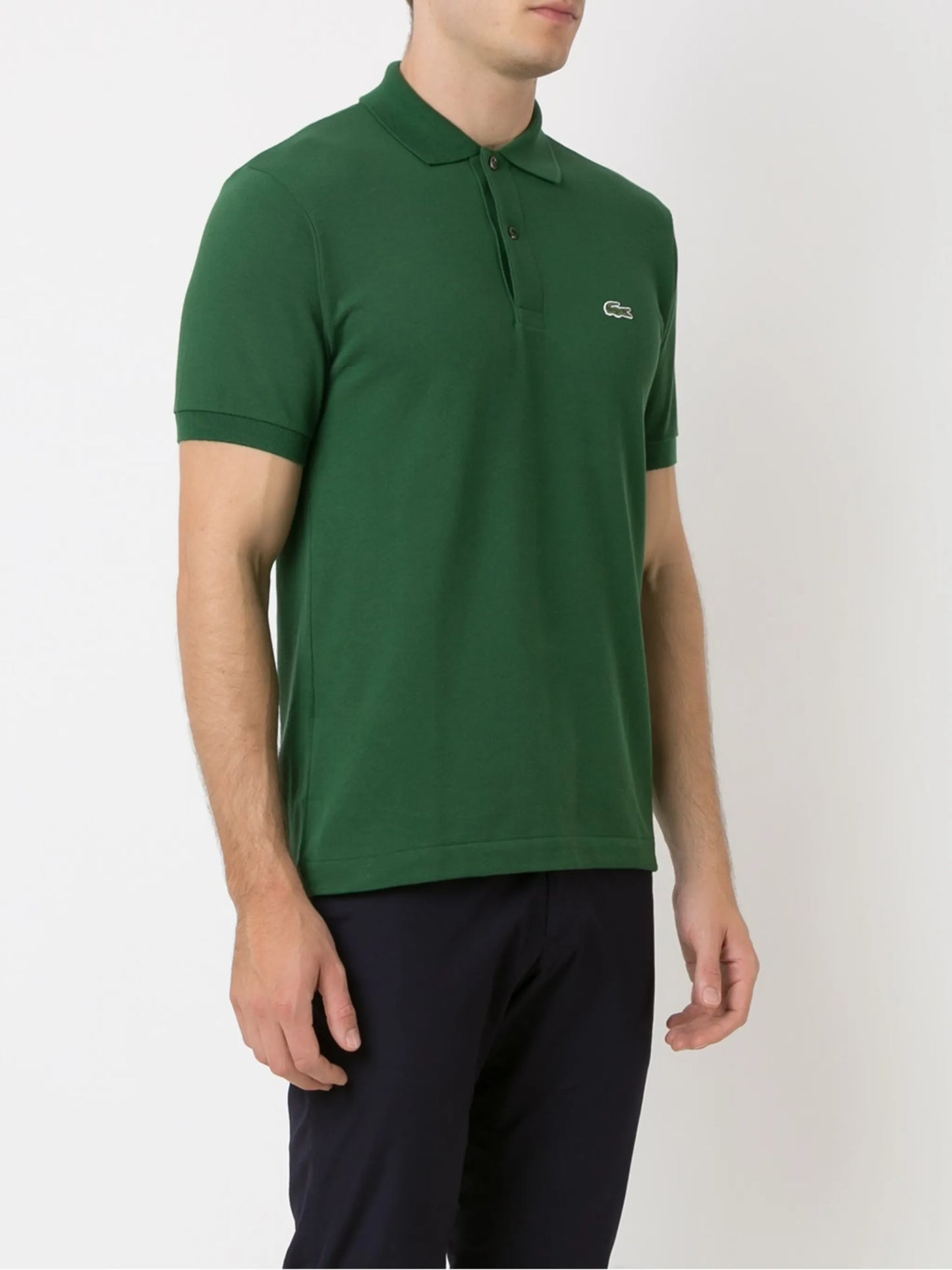 logo-patch polo shirt