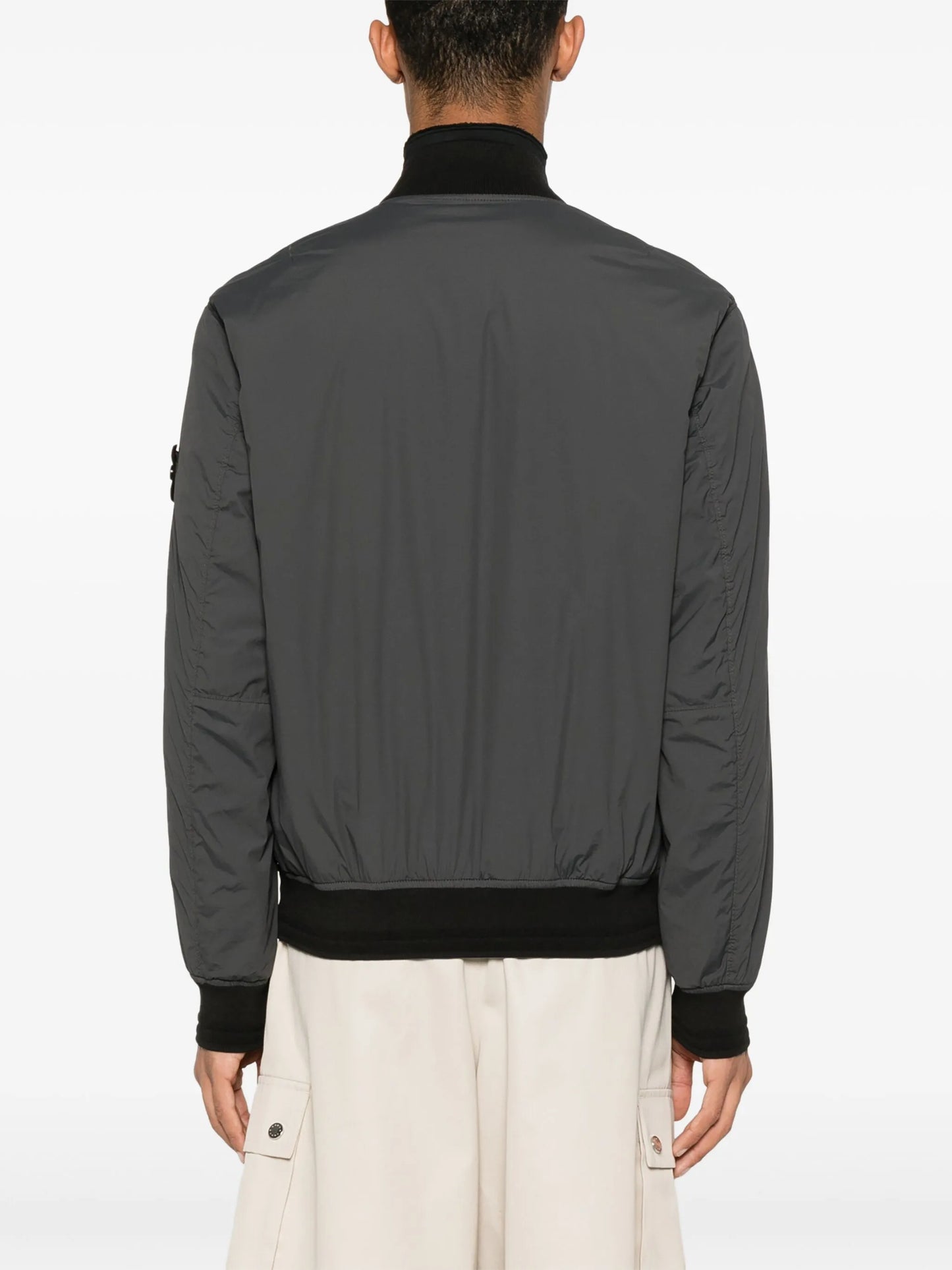 Compass-badge bomber jacket