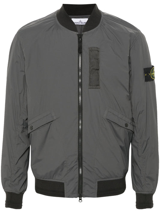 Compass-badge bomber jacket