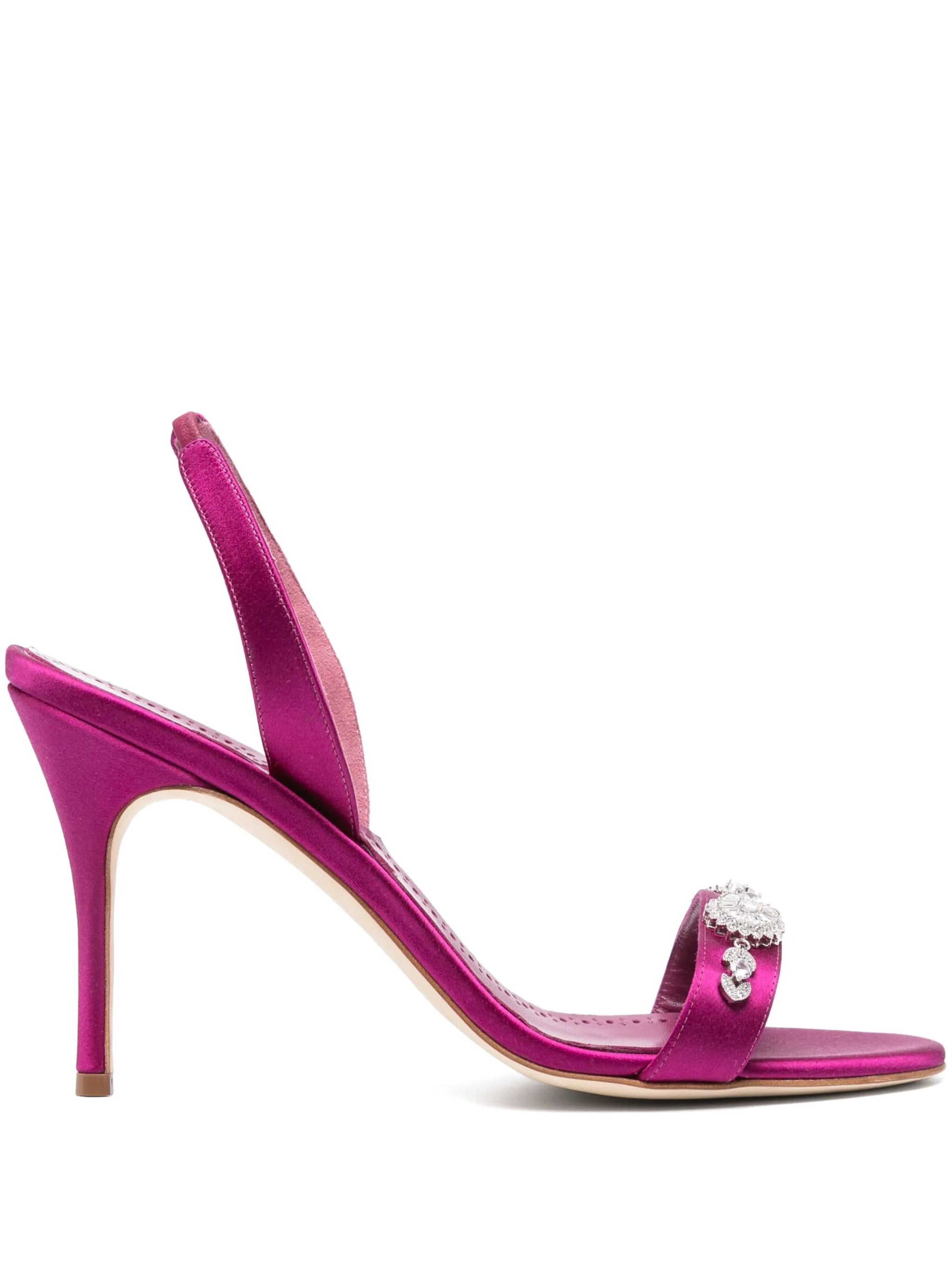 90mm Lamisan slingback sandals