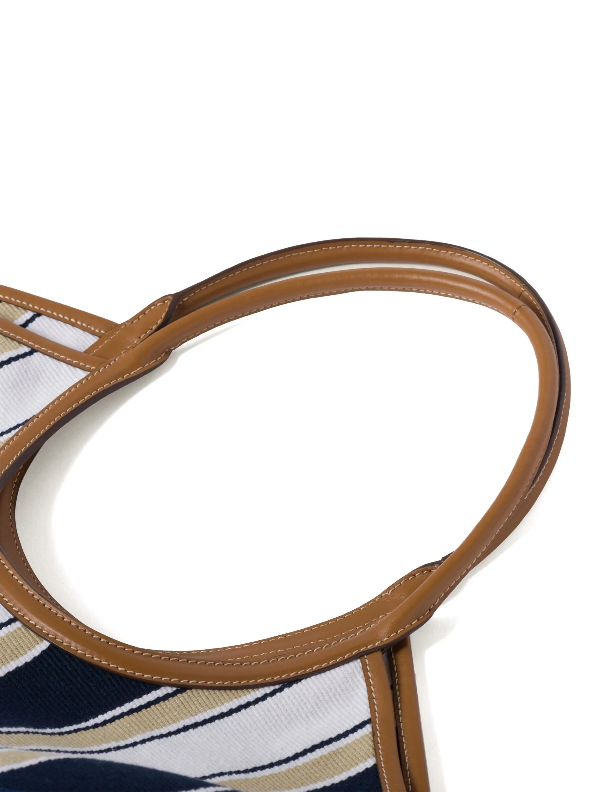 IVY striped tote bag