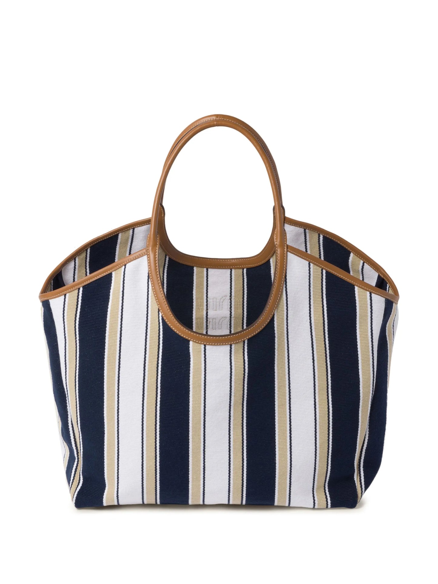 IVY striped tote bag