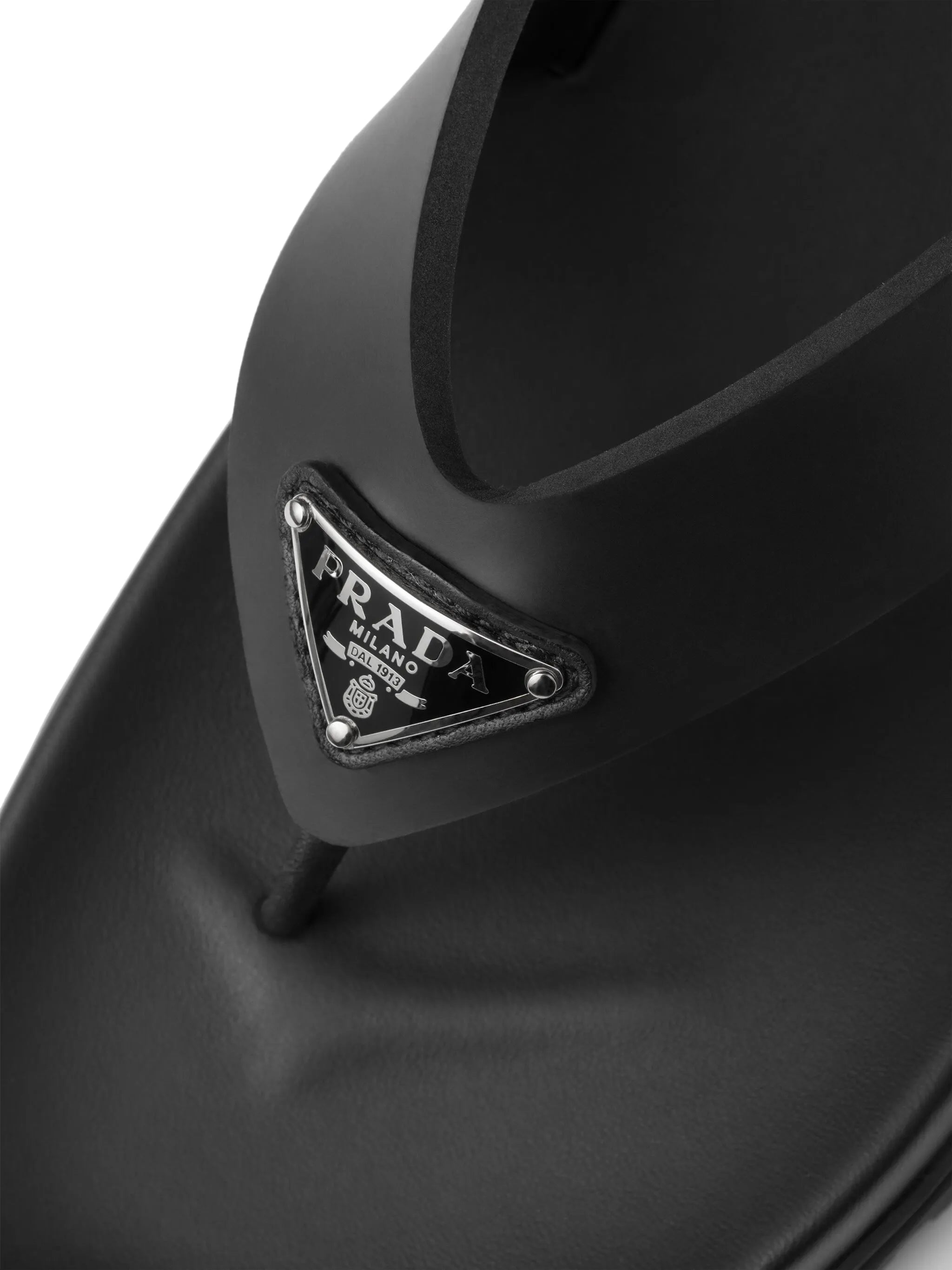 triangle-logo flip flops