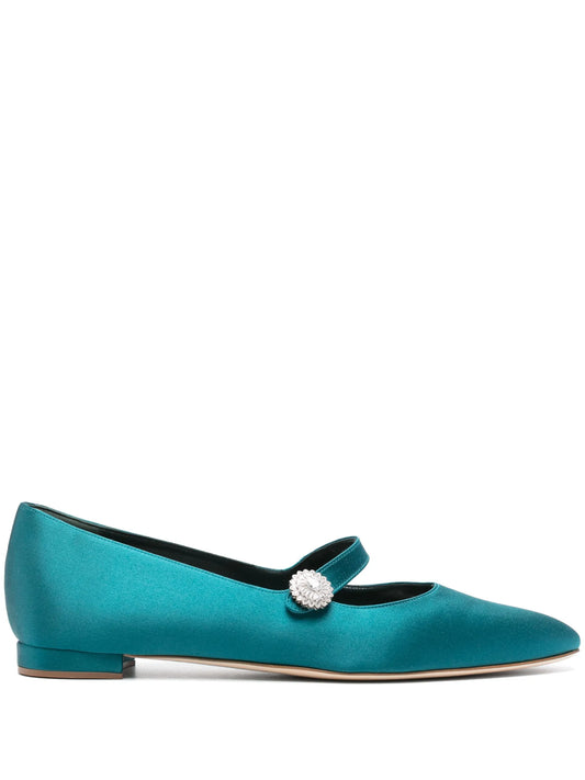 satin ballet flats