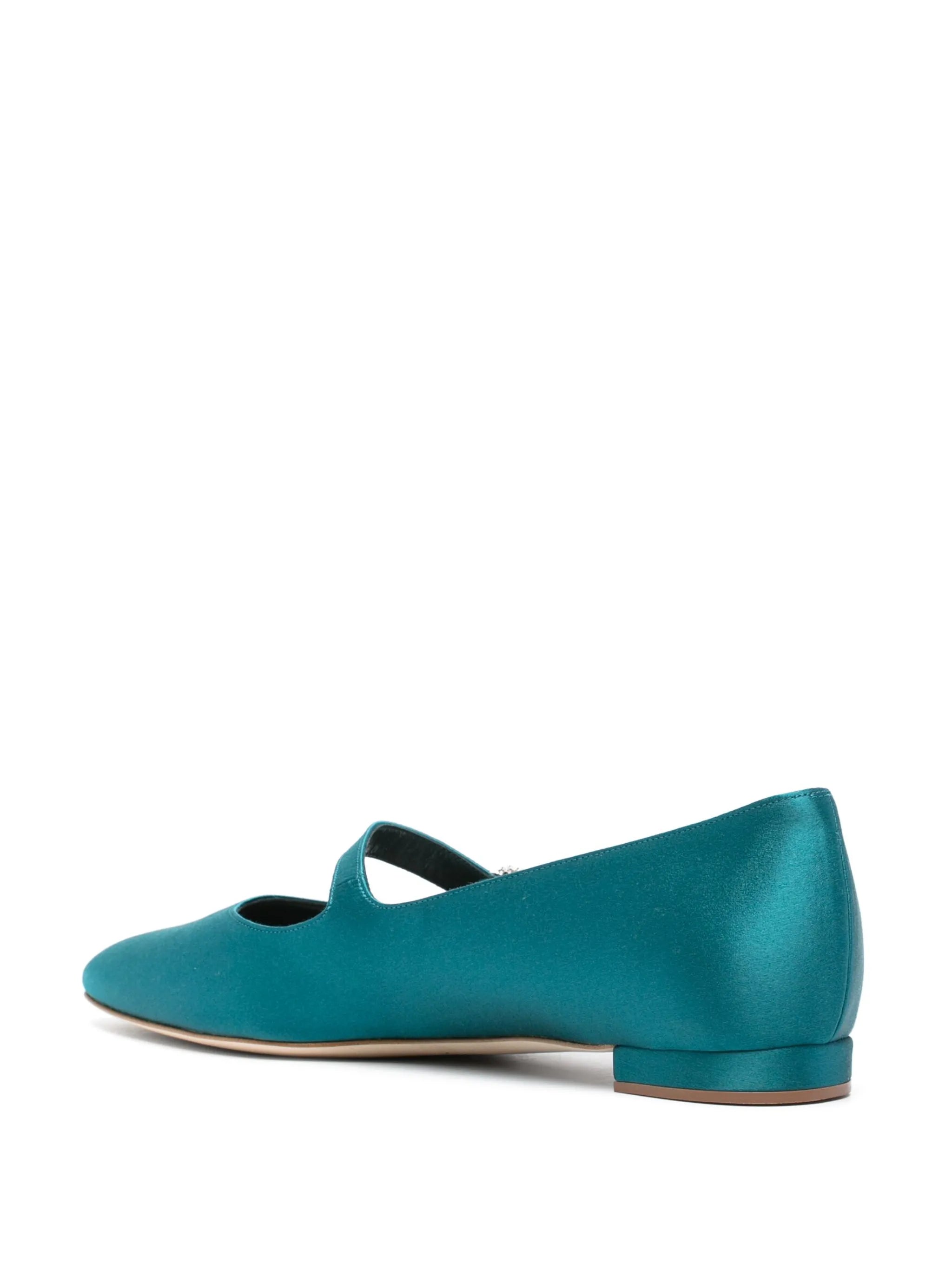 satin ballet flats