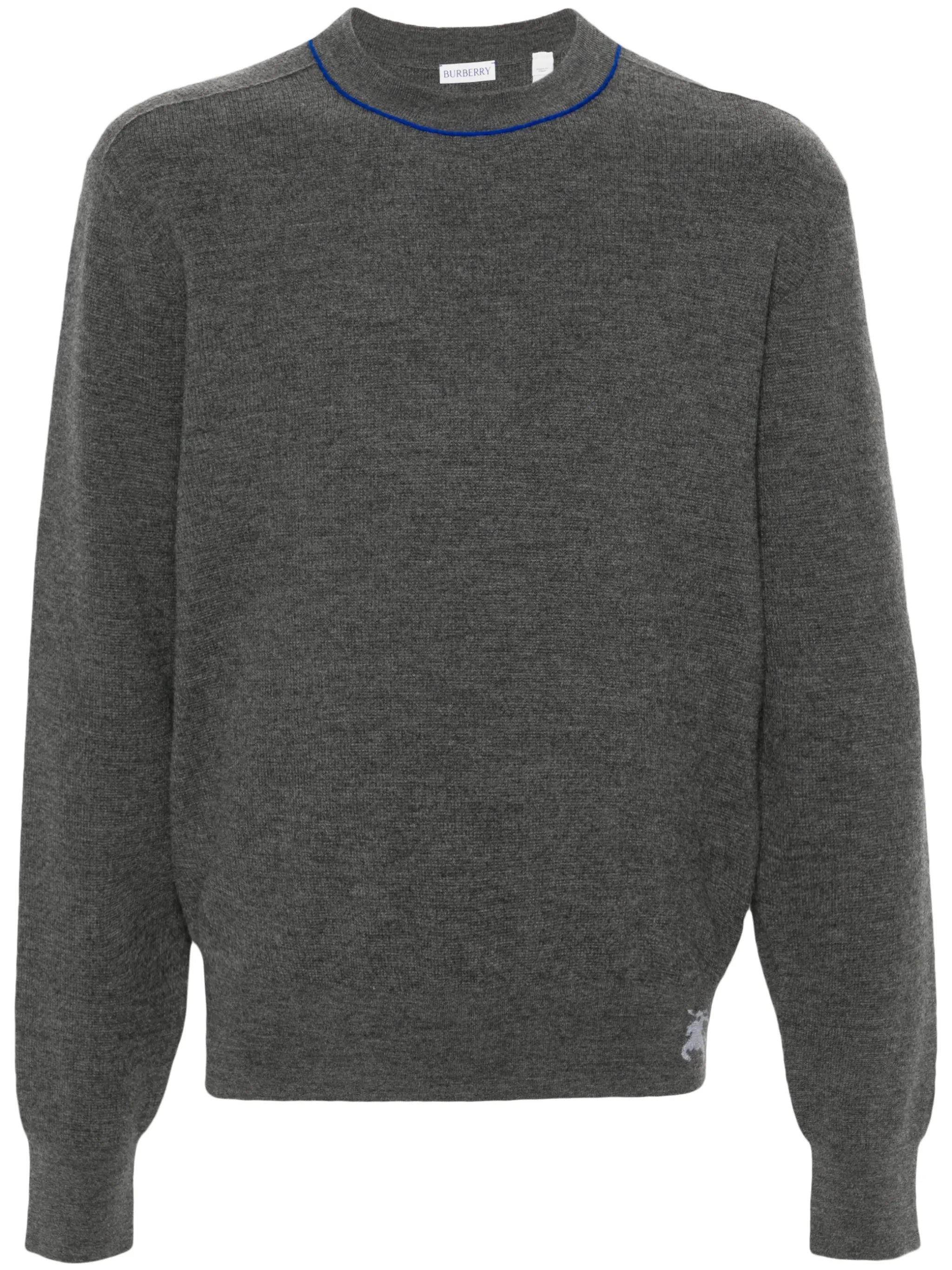 Equestrian Knight-intarsia knit sweater