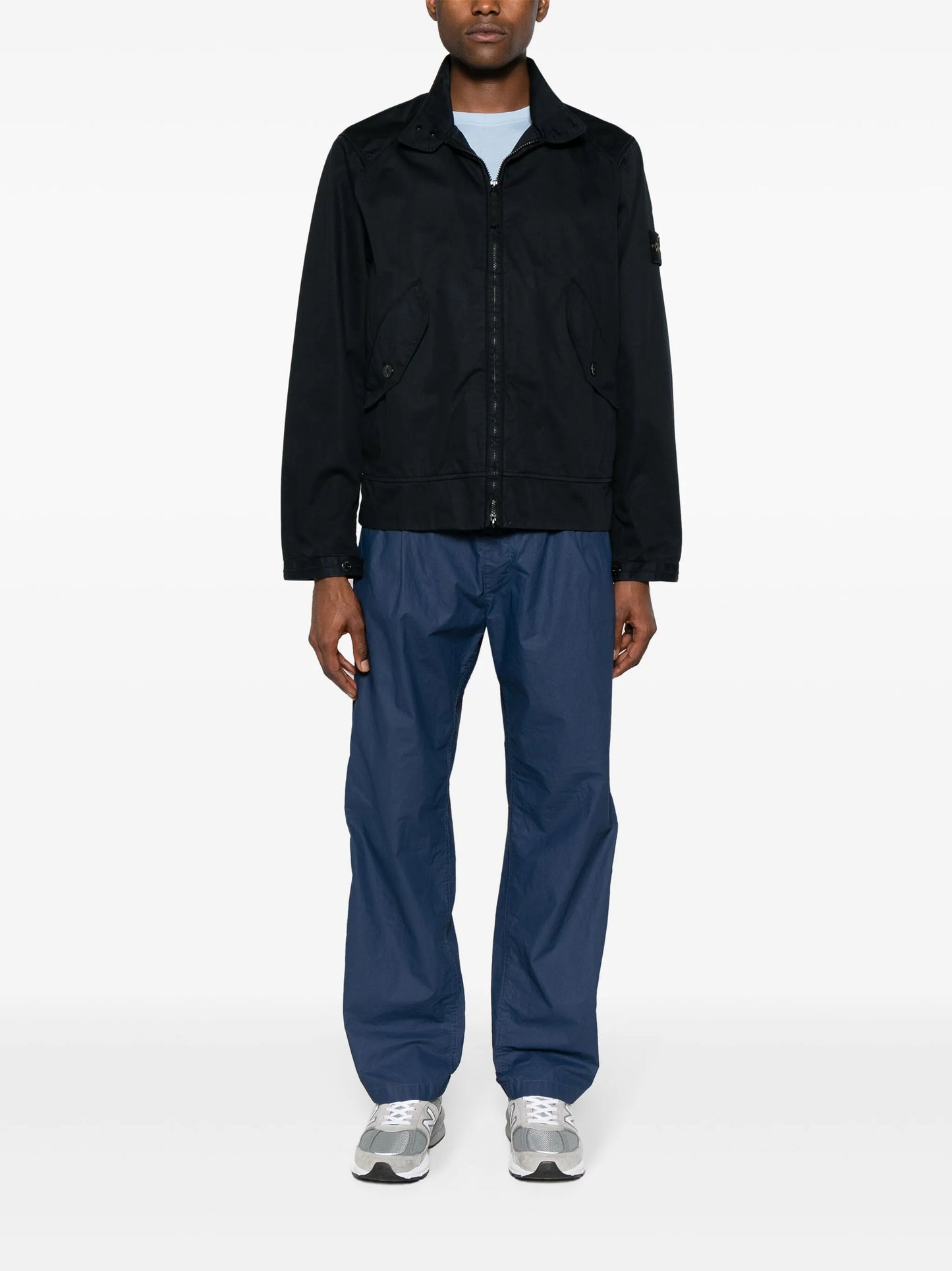 logo-print trousers
