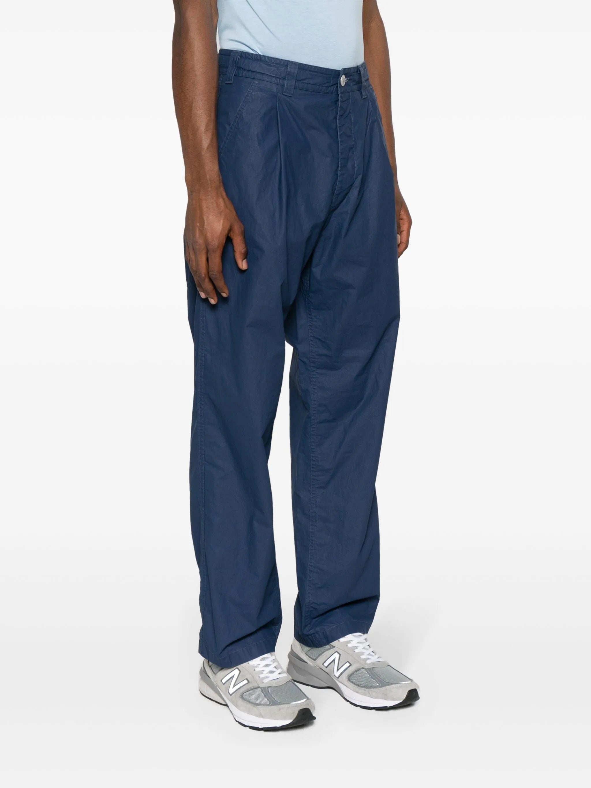 logo-print trousers