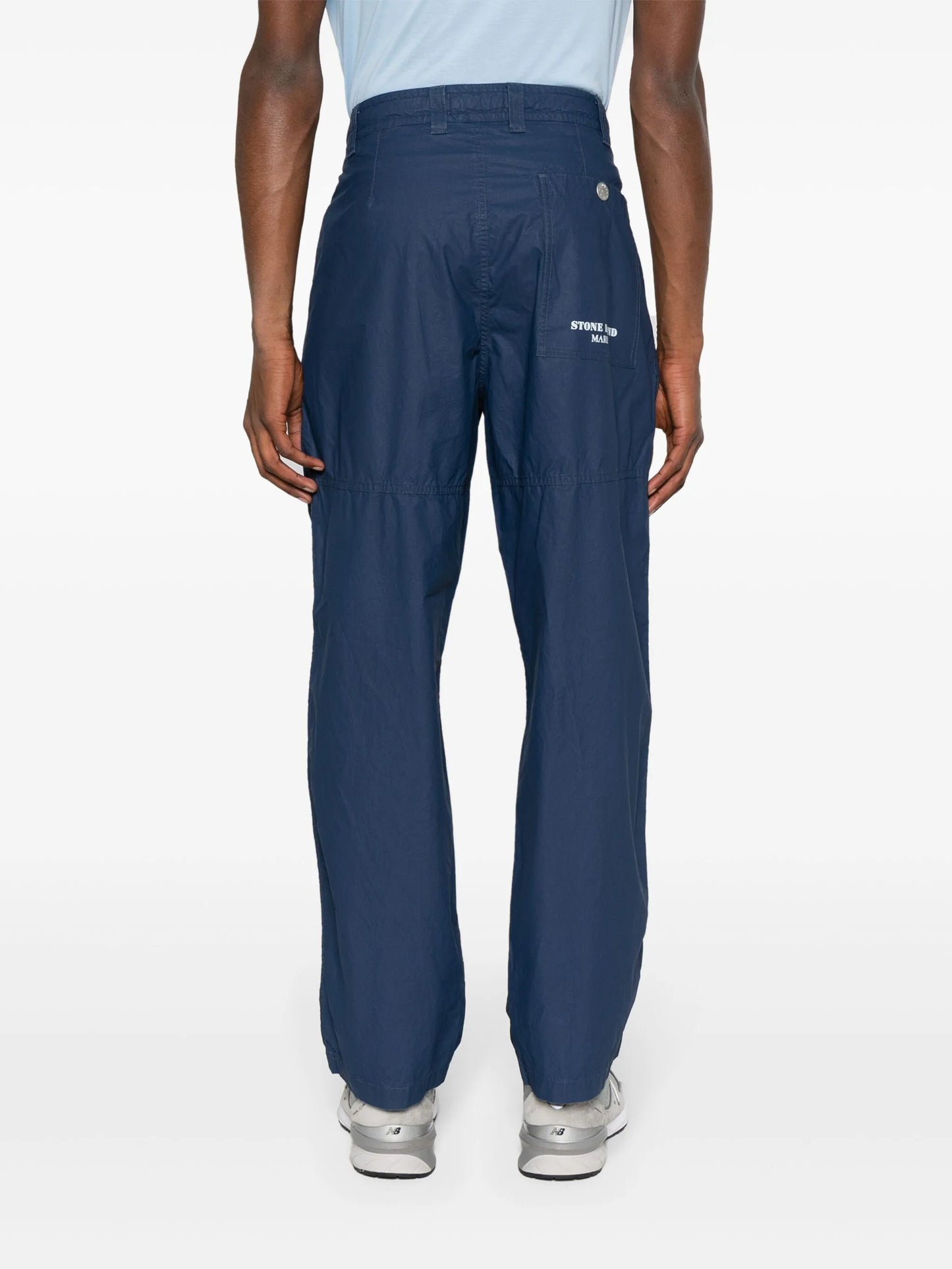 logo-print trousers