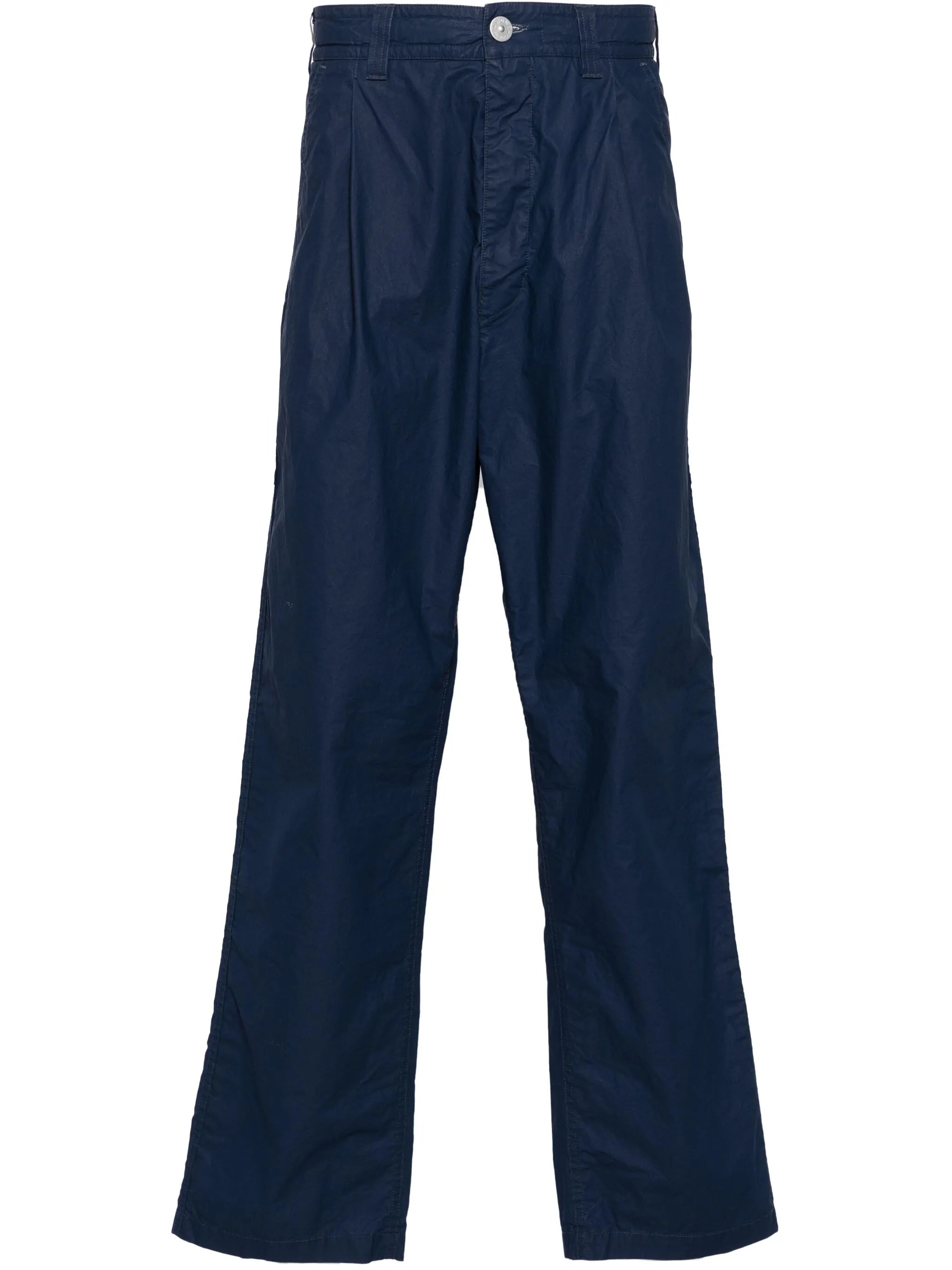 logo-print trousers