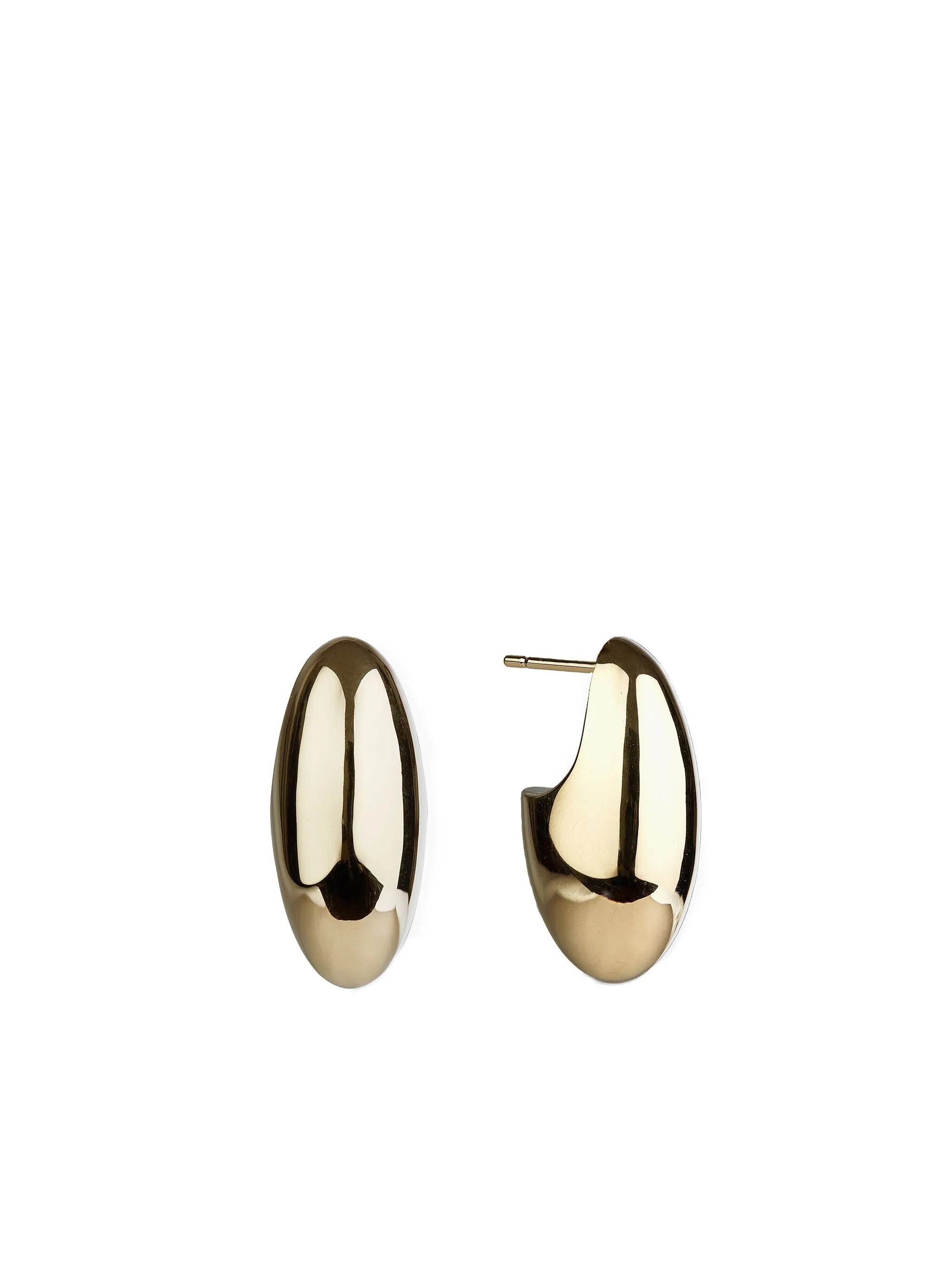 pebble stud earrings