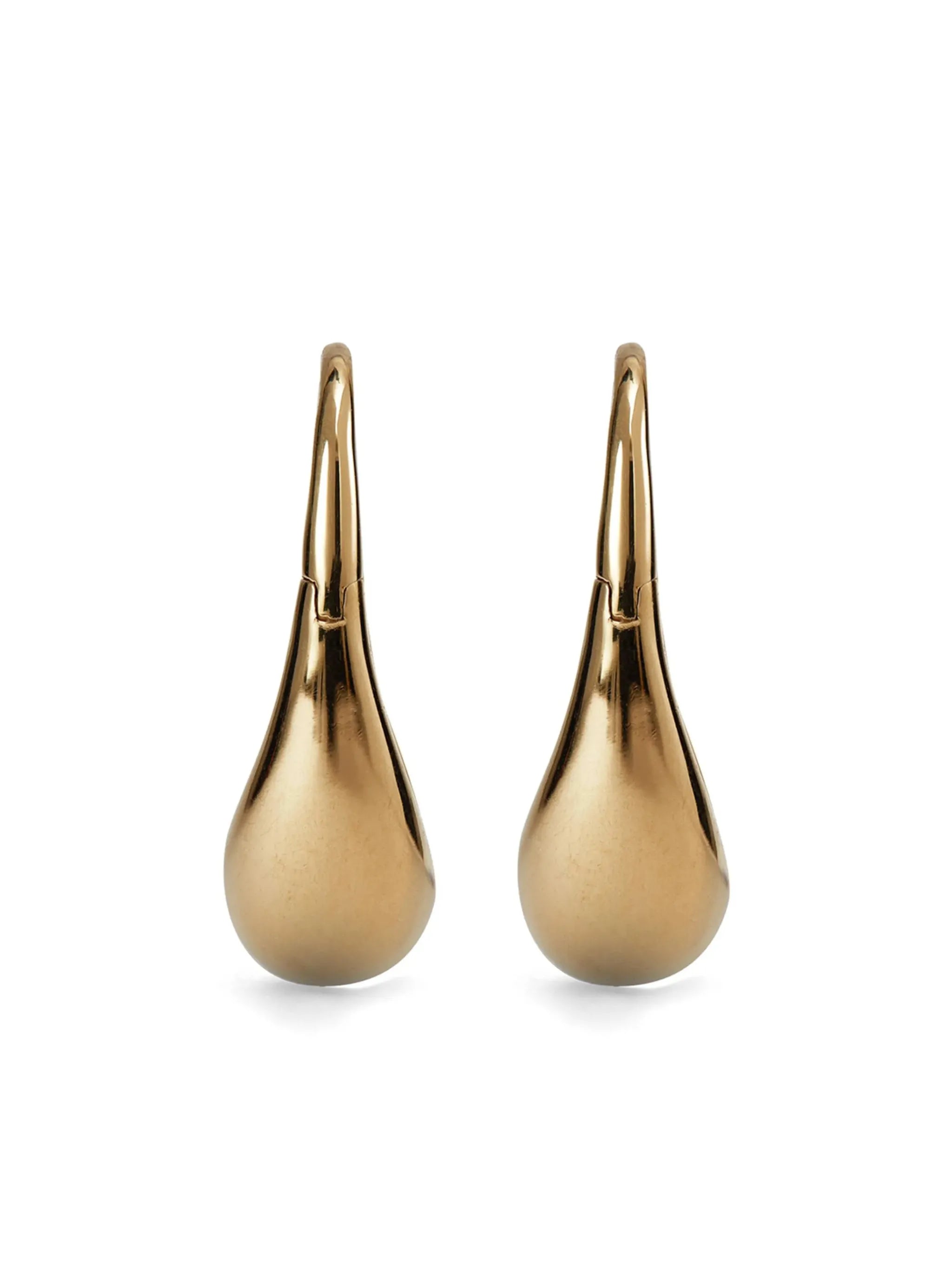 Roscida drop hoop earrings