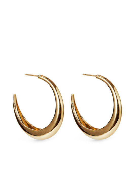 gold vermeil hoops