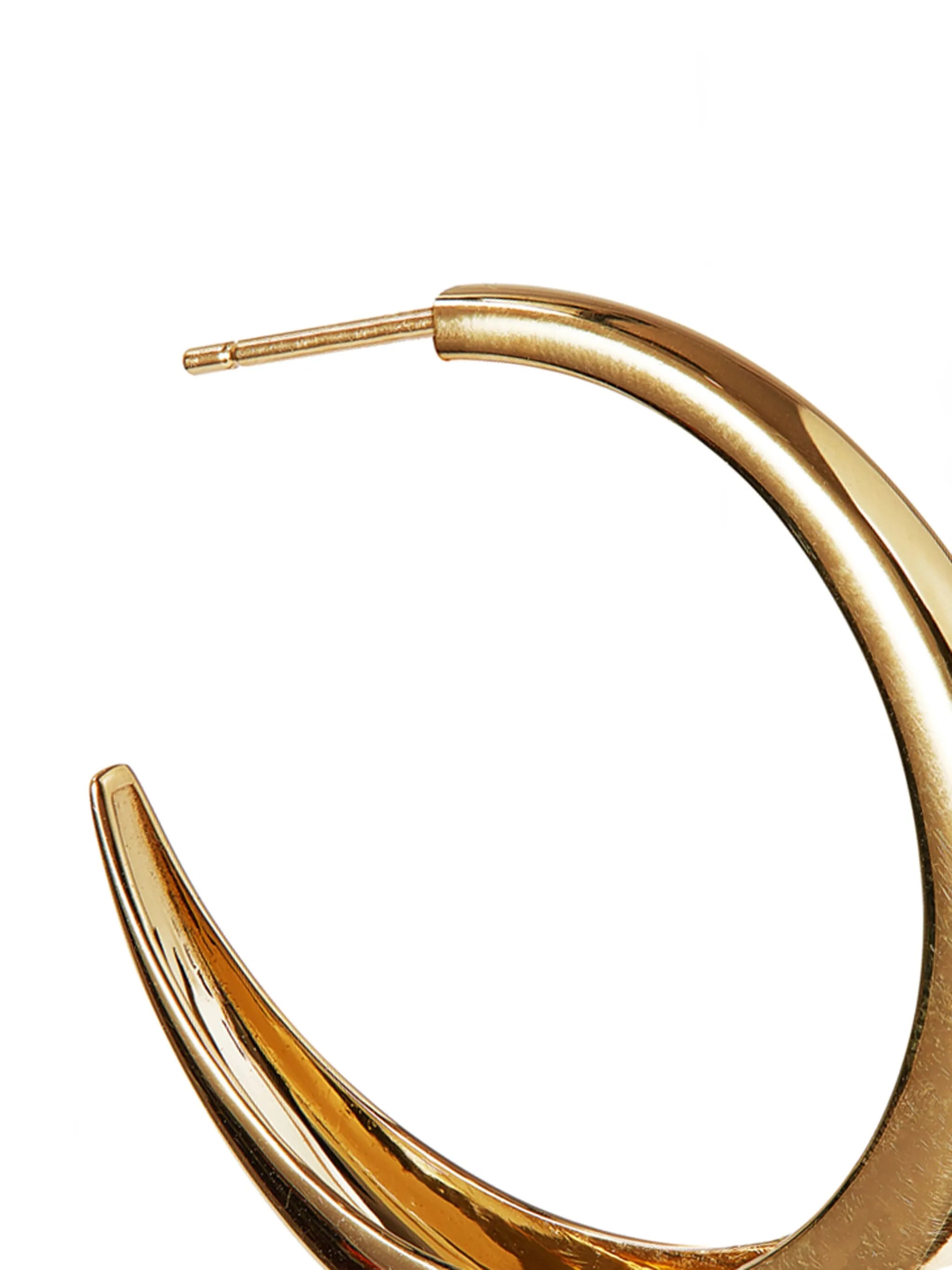 gold vermeil hoops
