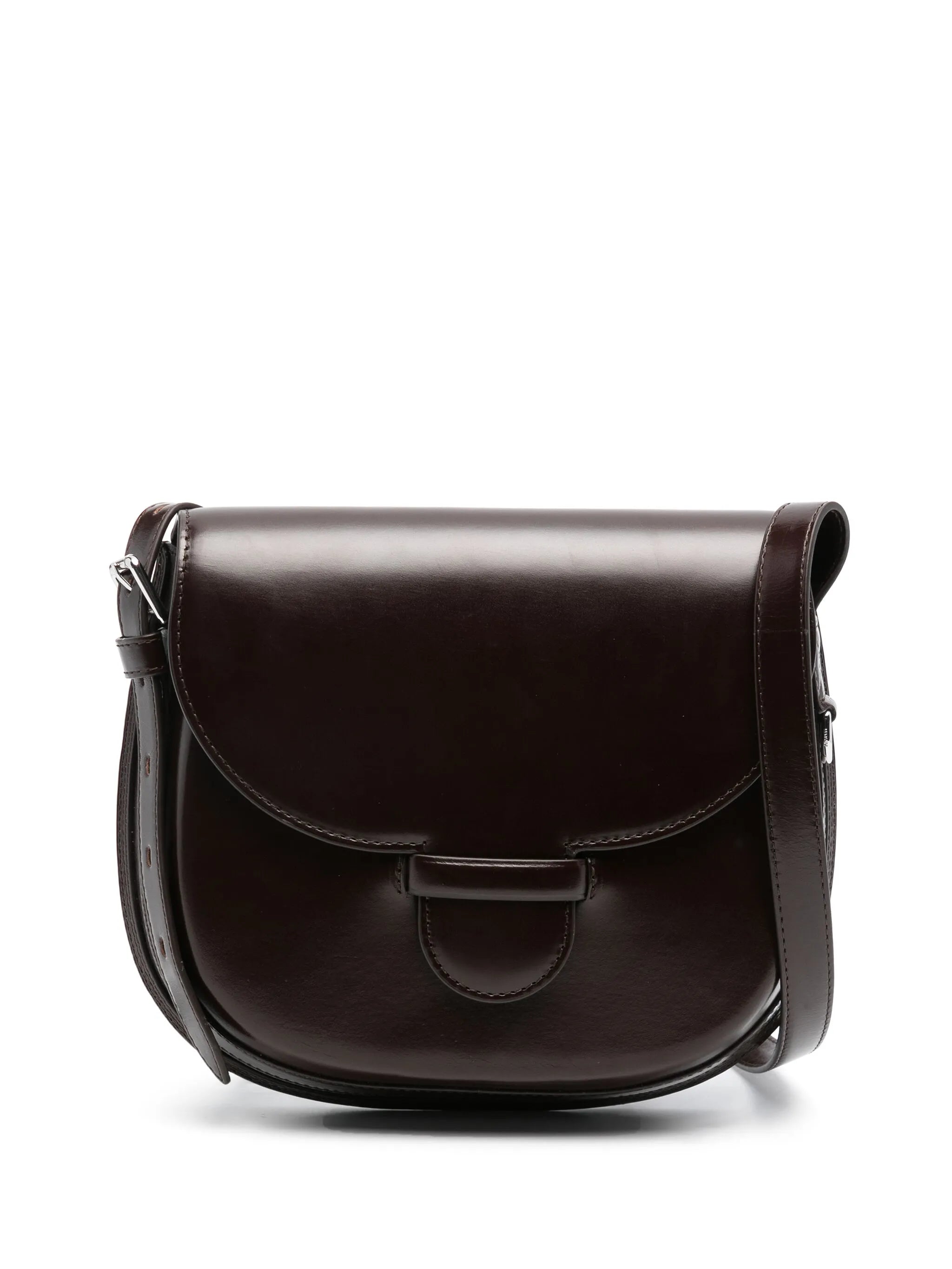 Cartridge leather crossbody bag