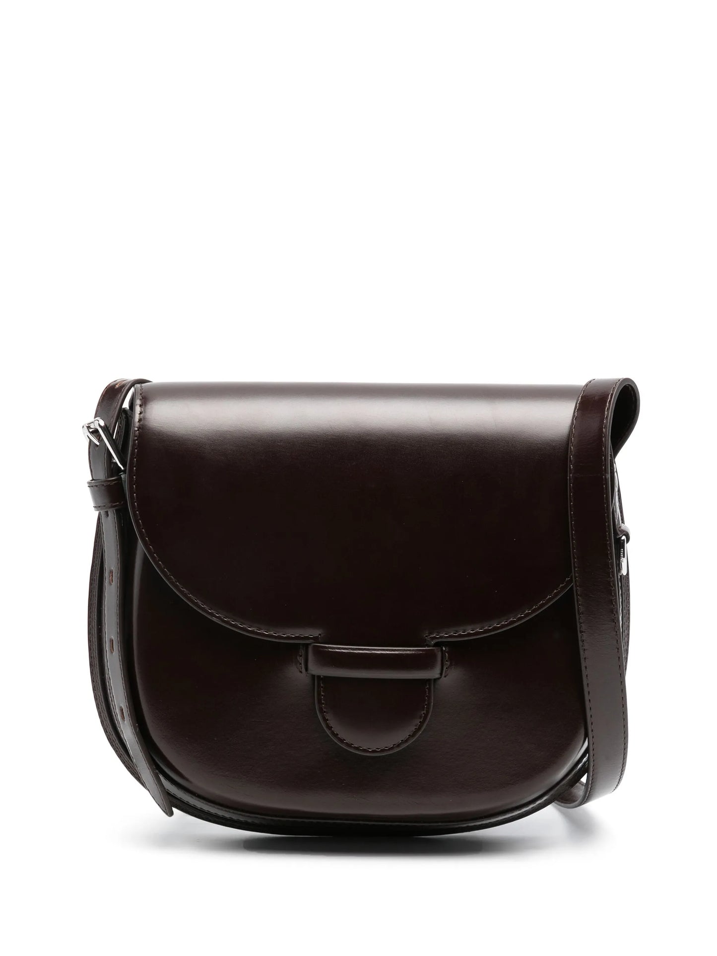 Cartridge leather crossbody bag