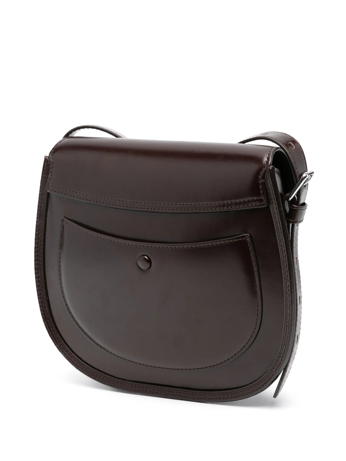 Cartridge leather crossbody bag
