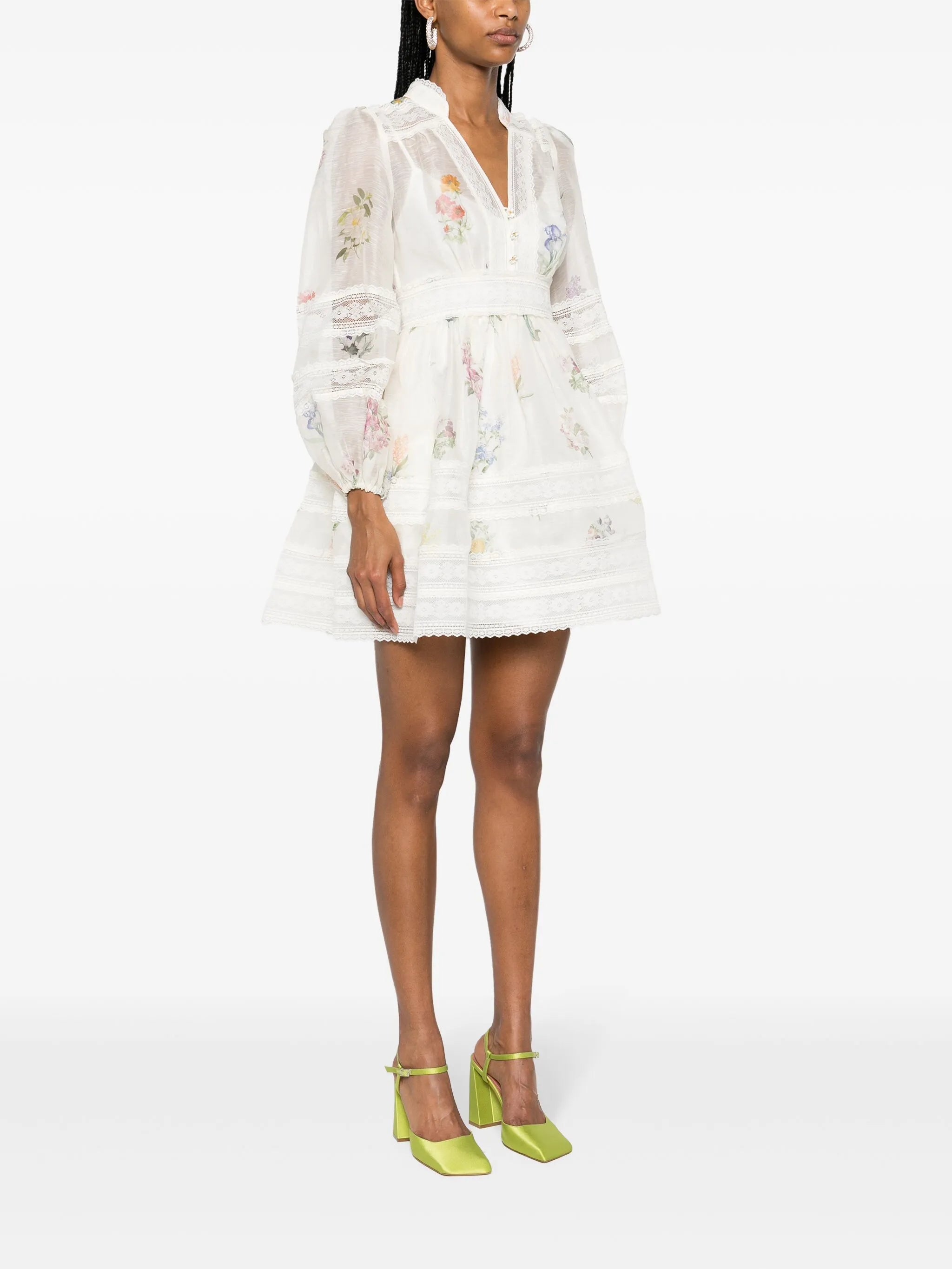 Natura floral-print dress