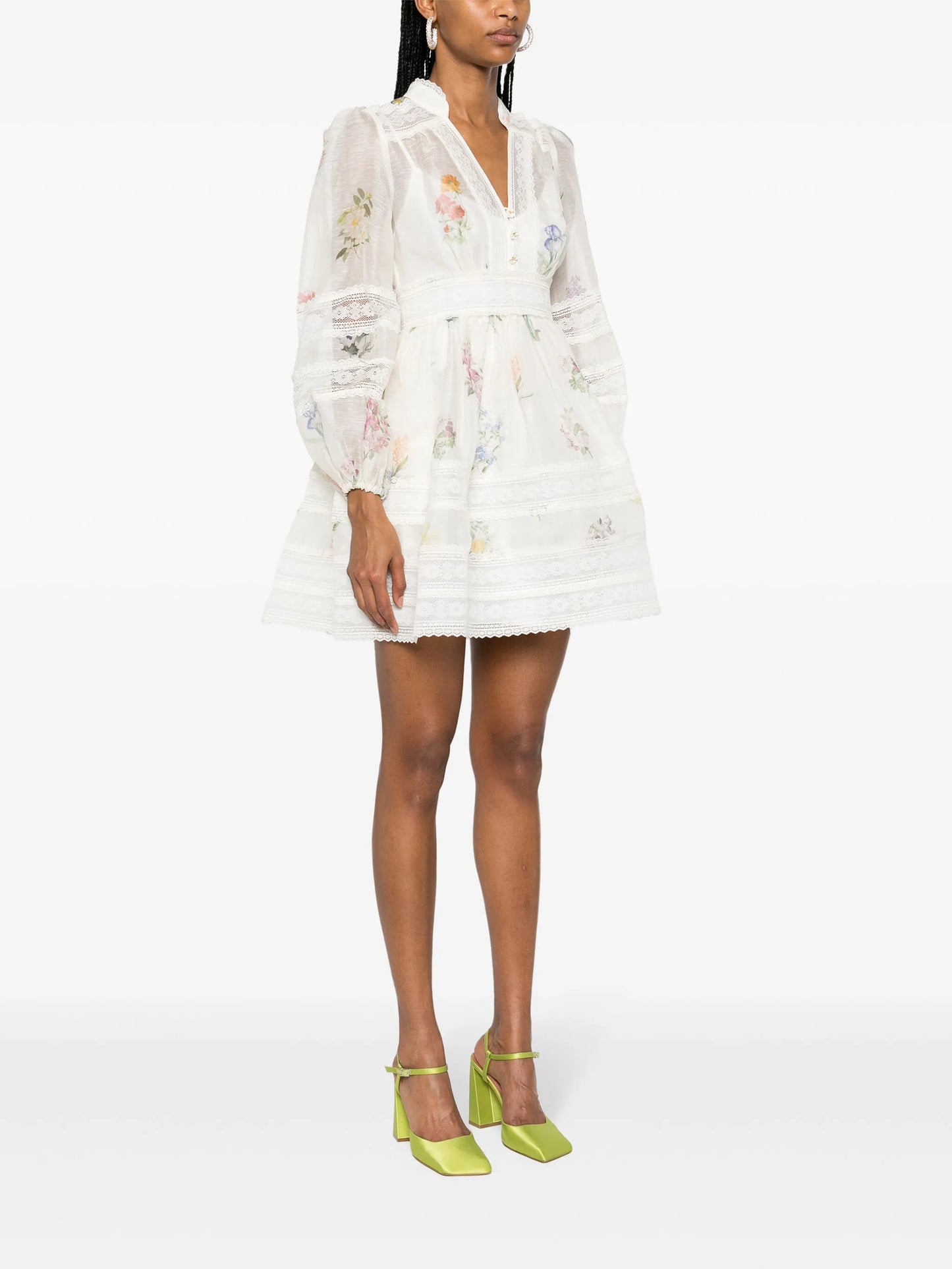 Natura floral-print dress
