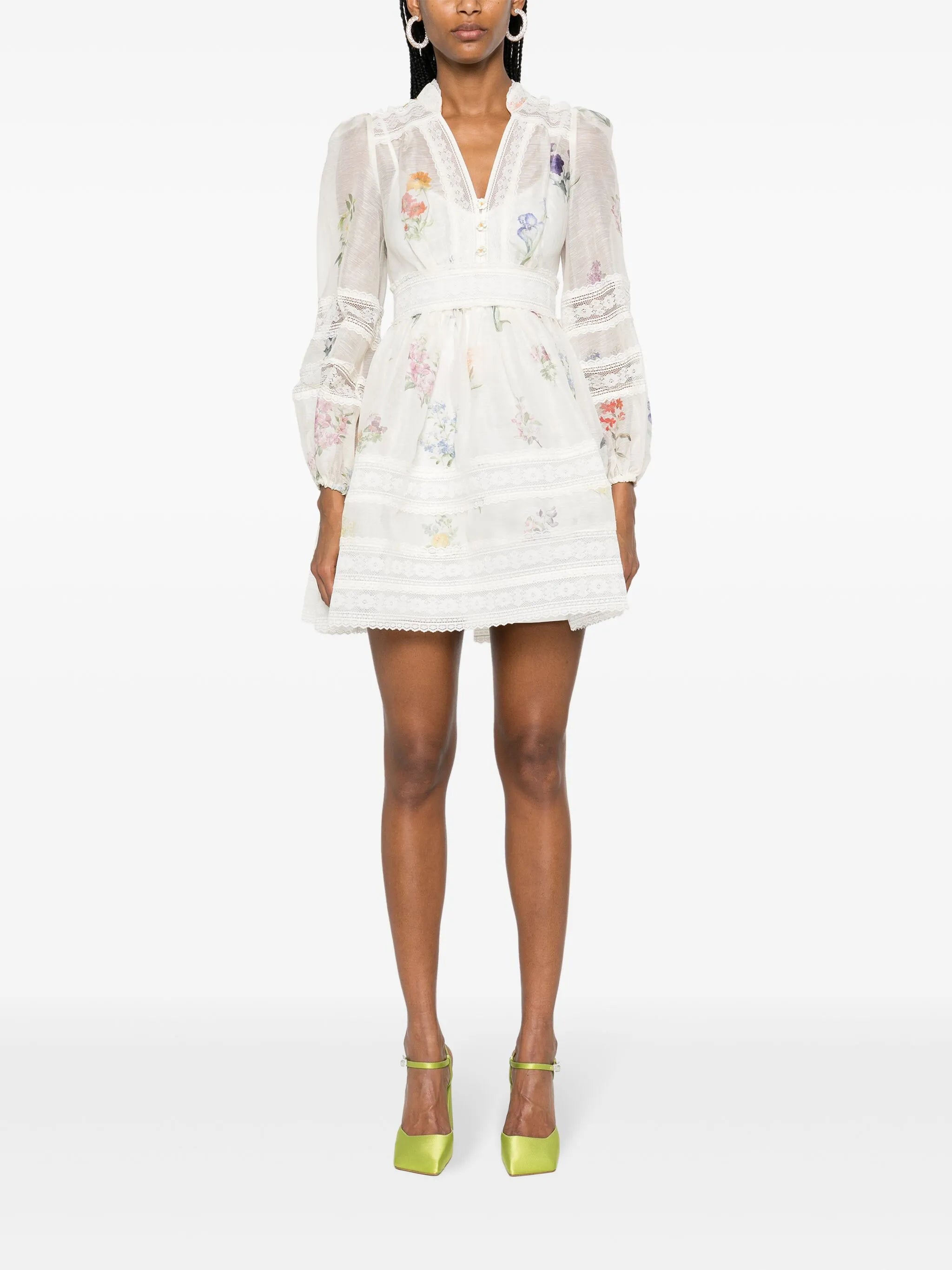 Natura floral-print dress