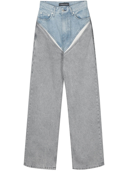 cut-out detailing jeans