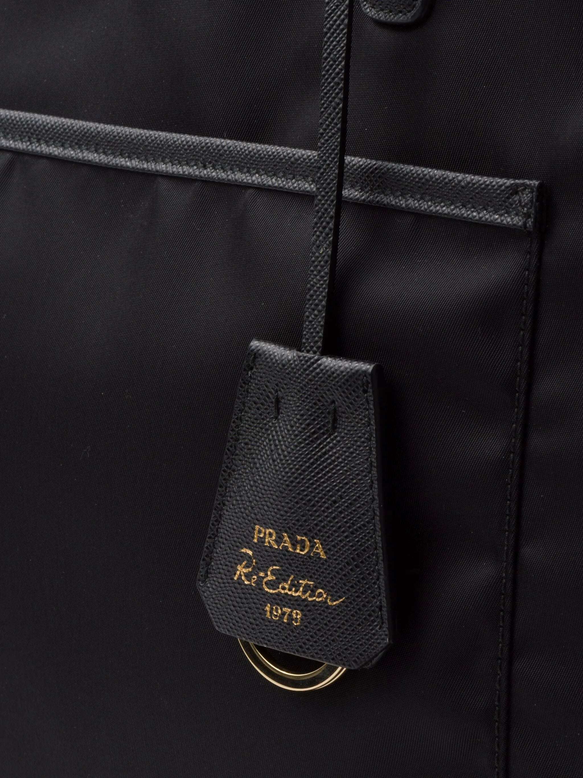 Re-edition 1978 large Re-nylon and Saffiano leather tote bag