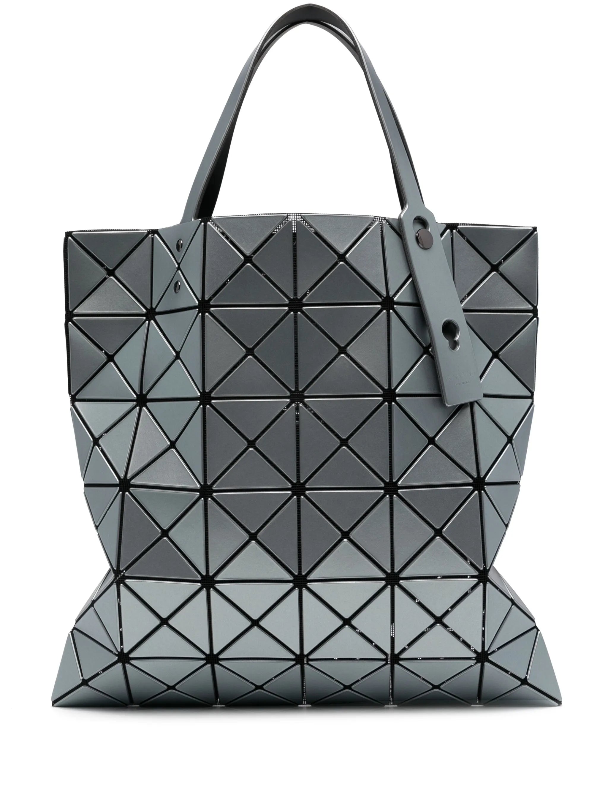 geometric-panelled tote bag