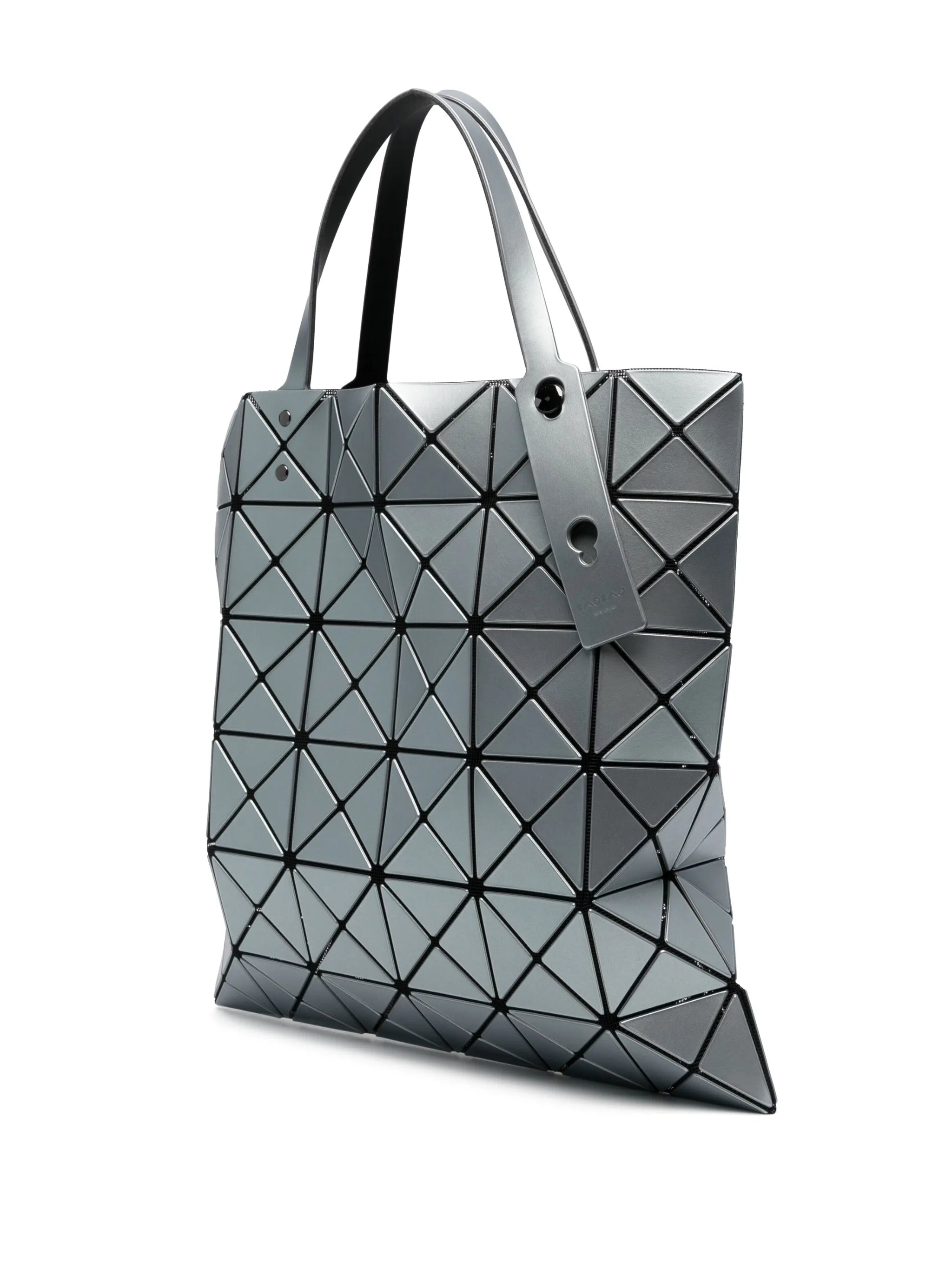 geometric-panelled tote bag