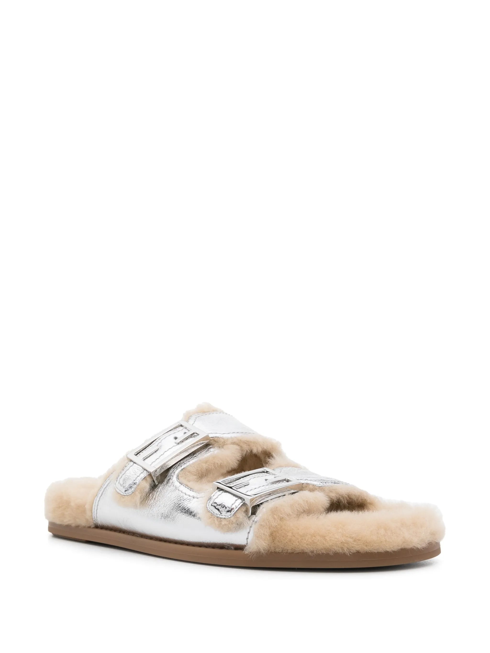 Feel leather slides