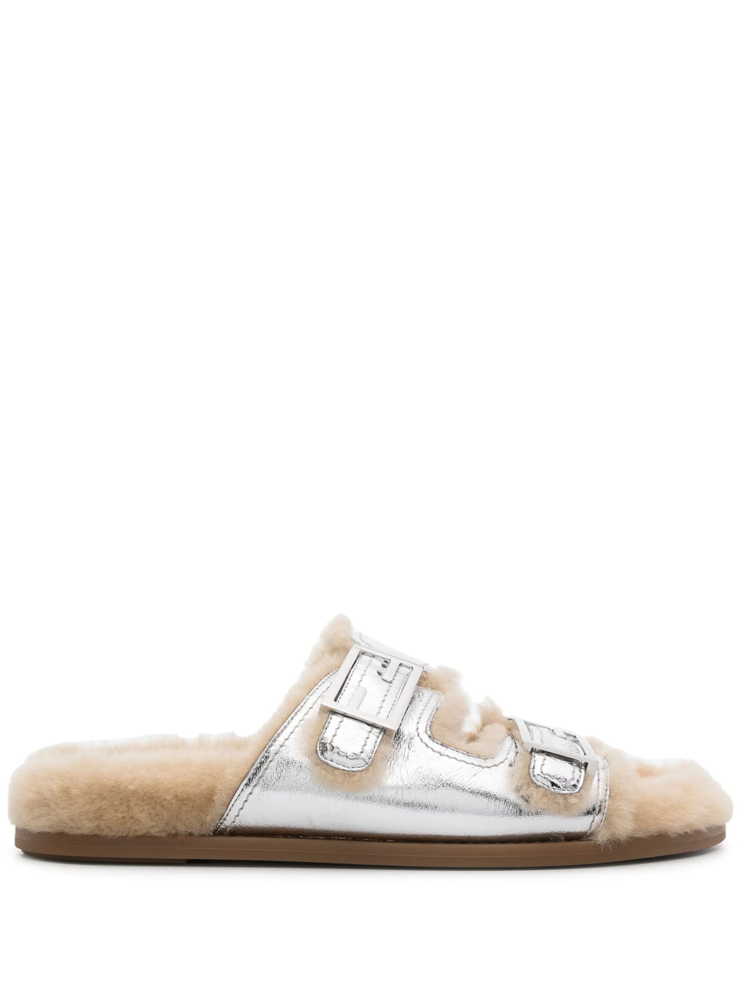 Feel leather slides
