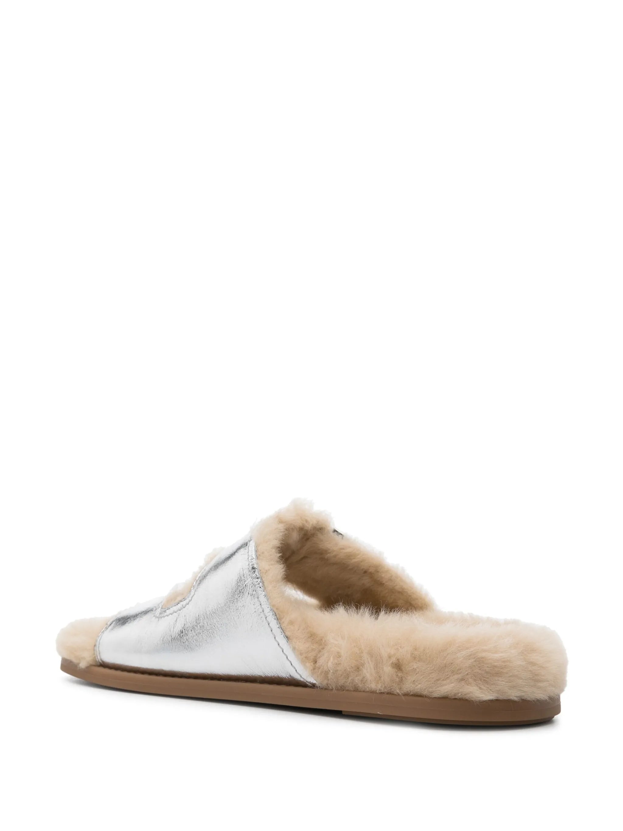 Feel leather slides