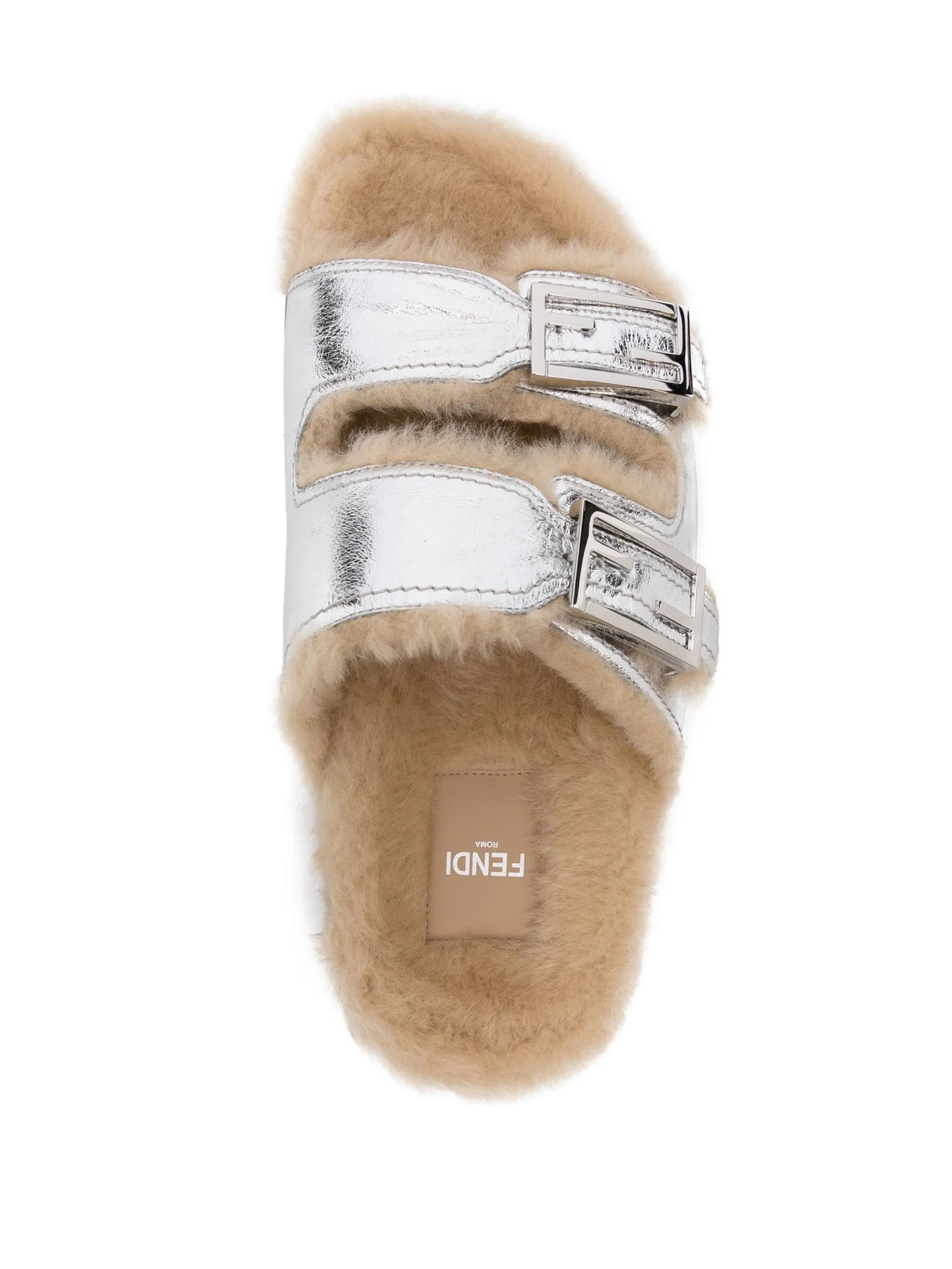 Feel leather slides