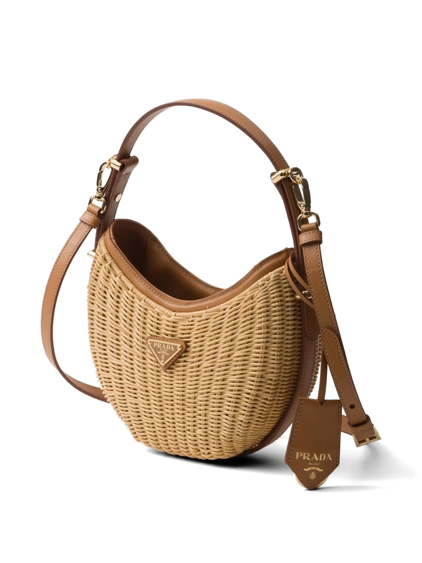 Arqué woven shoulder bag